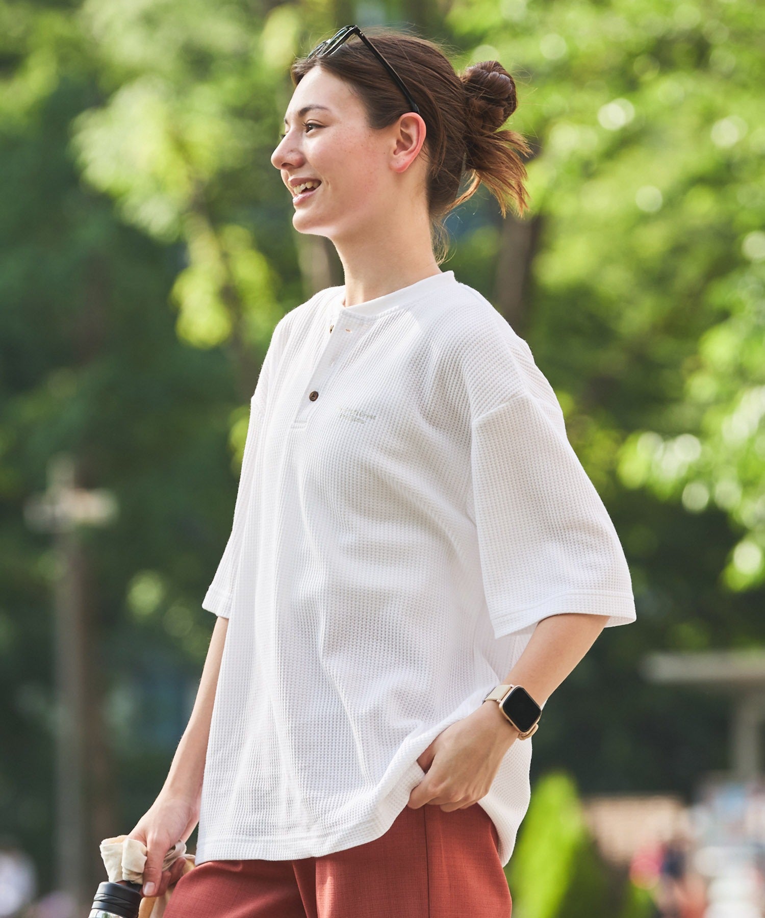 THE CRAFT CREW PRODUCTS / 網眼 抗菌防臭 亨利領短袖T恤