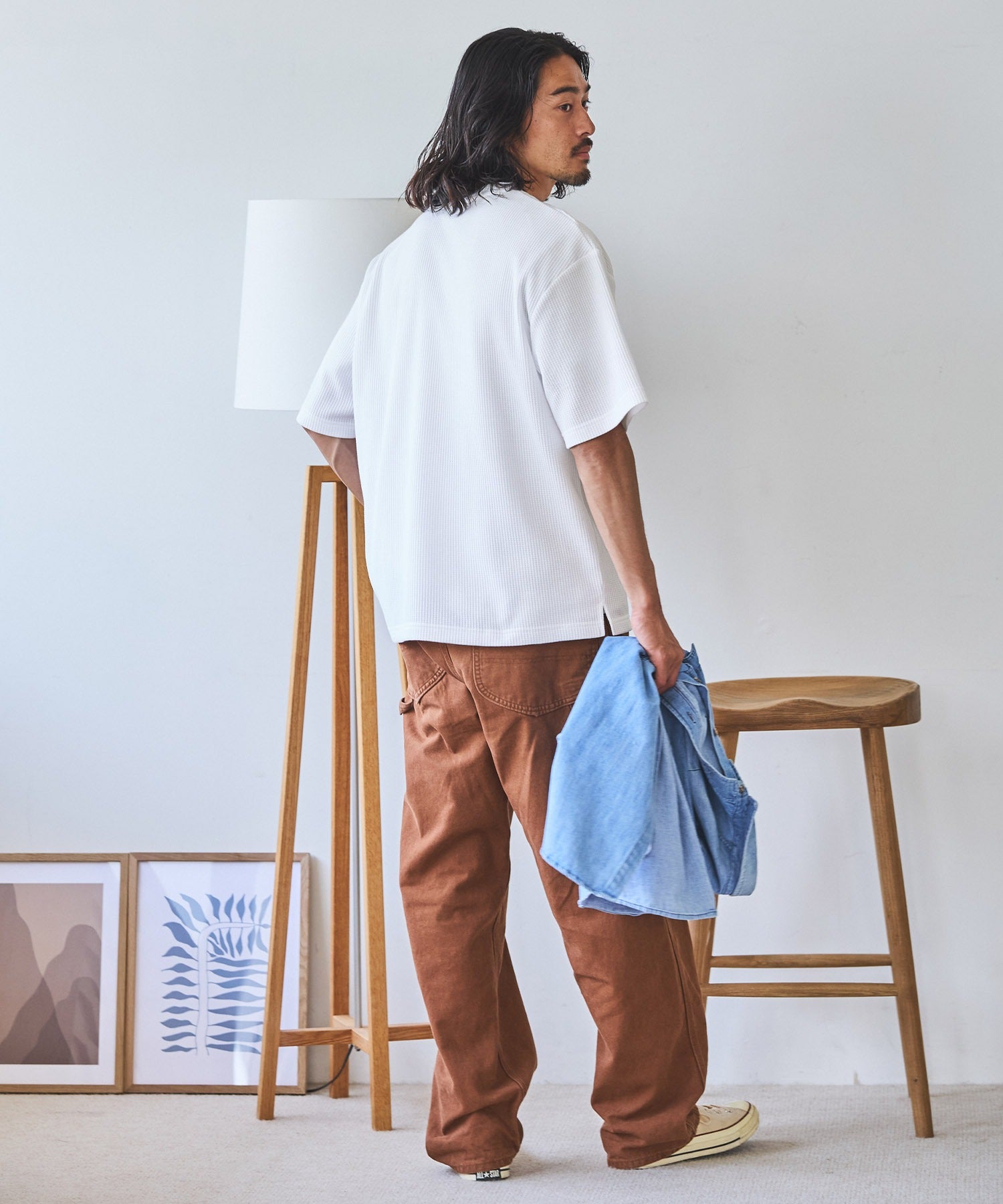 THE CRAFT CREW PRODUCTS / 網眼 抗菌防臭 亨利領短袖T恤