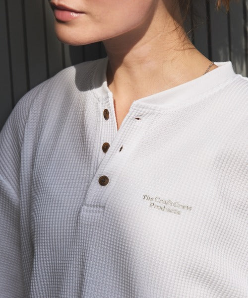 THE CRAFT CREW PRODUCTS / 網眼 抗菌防臭 亨利領短袖T恤