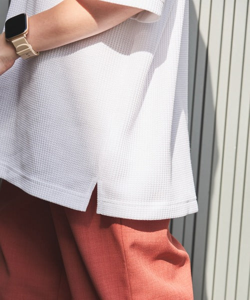 THE CRAFT CREW PRODUCTS / 網眼 抗菌防臭 亨利領短袖T恤