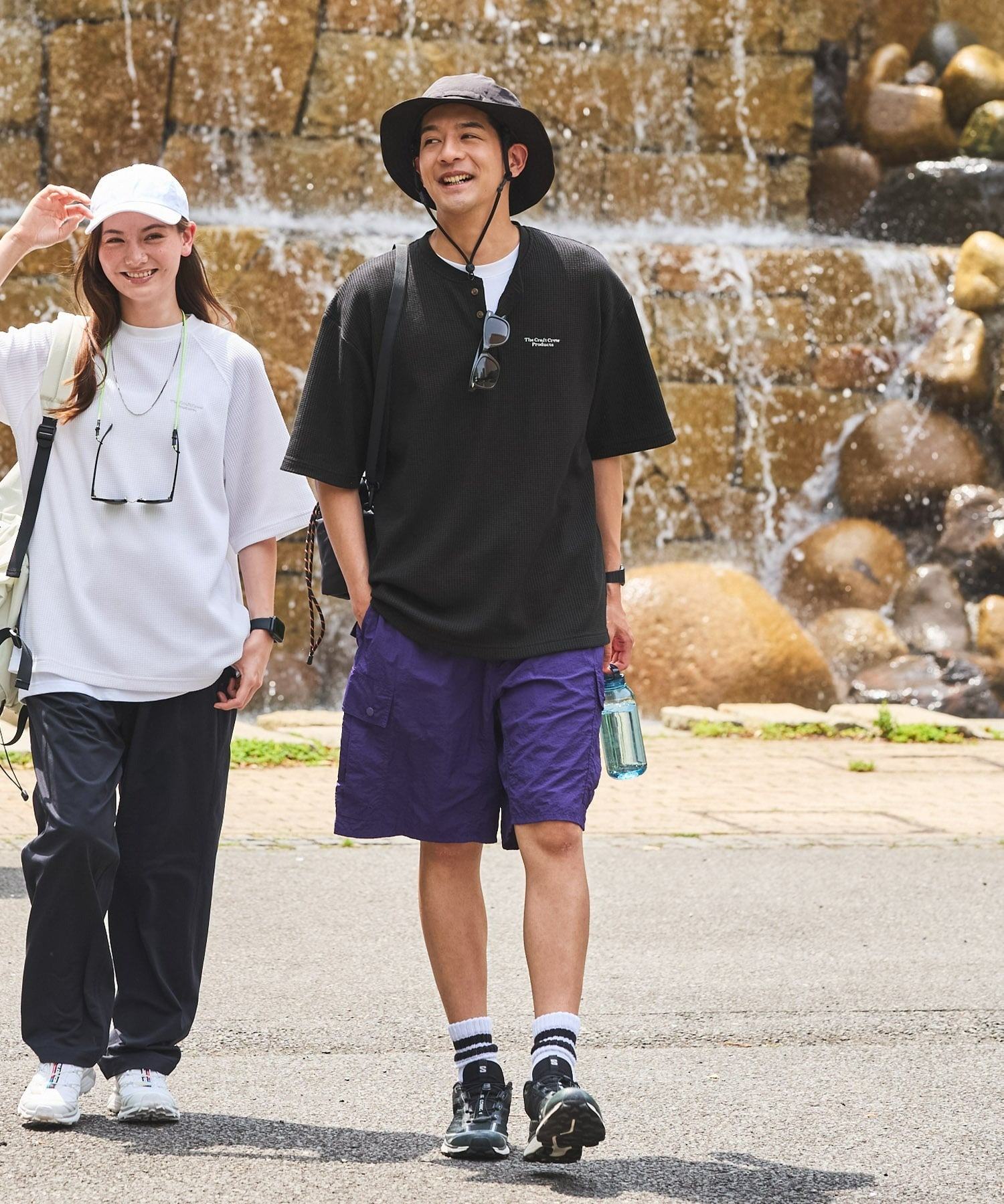 THE CRAFT CREW PRODUCTS / 網眼 抗菌防臭 亨利領短袖T恤