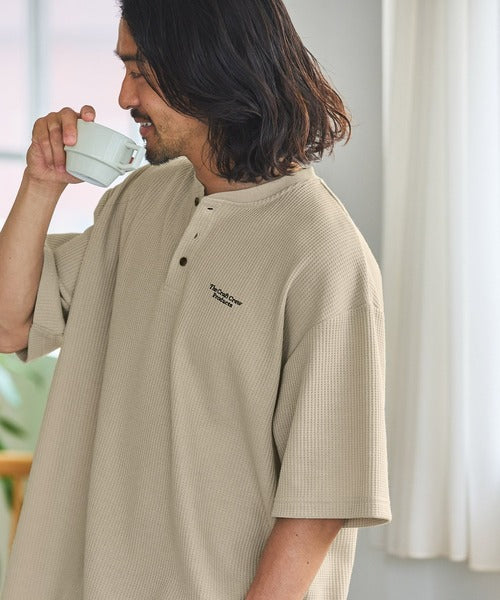 THE CRAFT CREW PRODUCTS / 網眼 抗菌防臭 亨利領短袖T恤