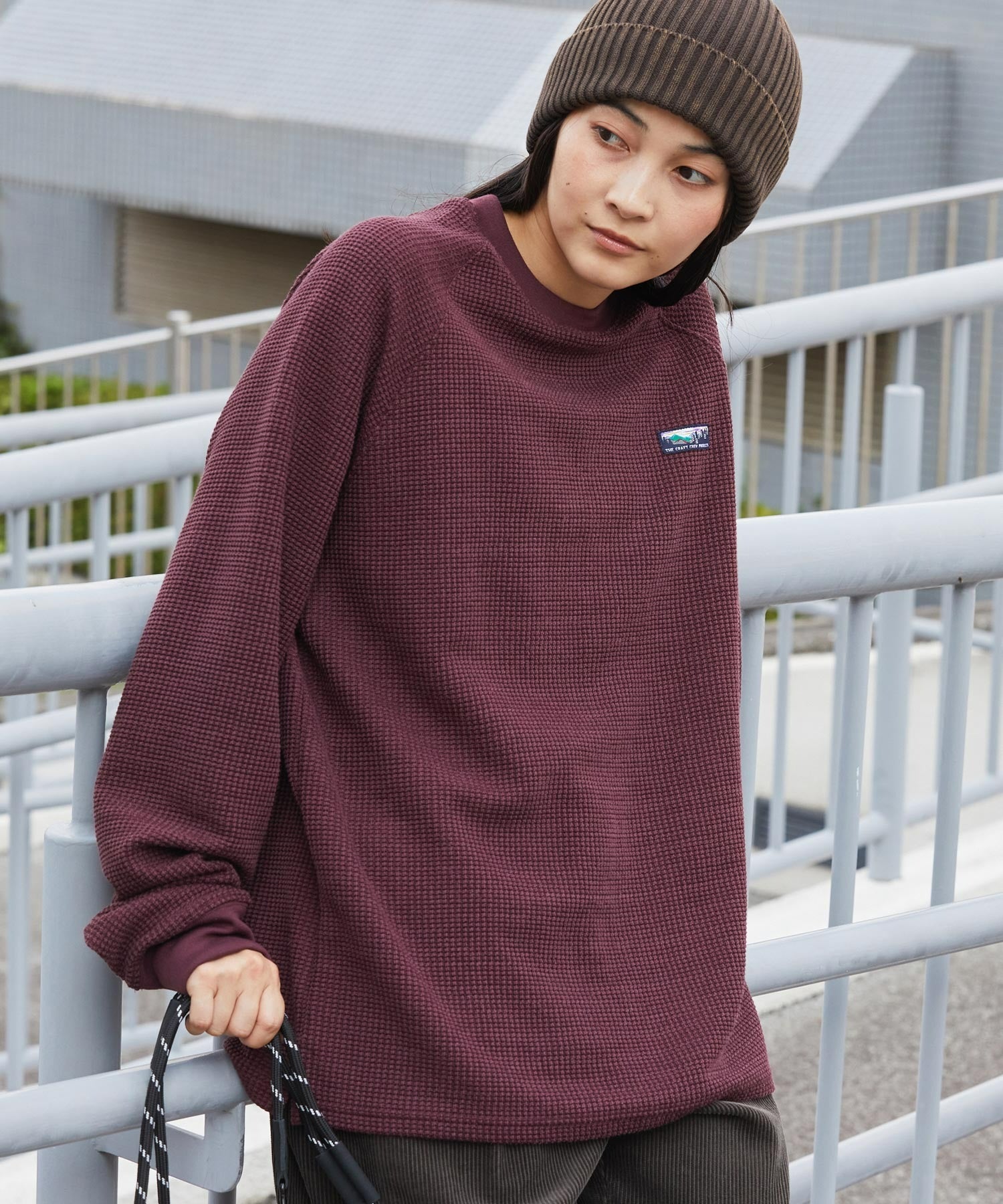 THE CRAFT CREW PRODUCTS / 抗菌 重磅立體織紋 長袖T恤