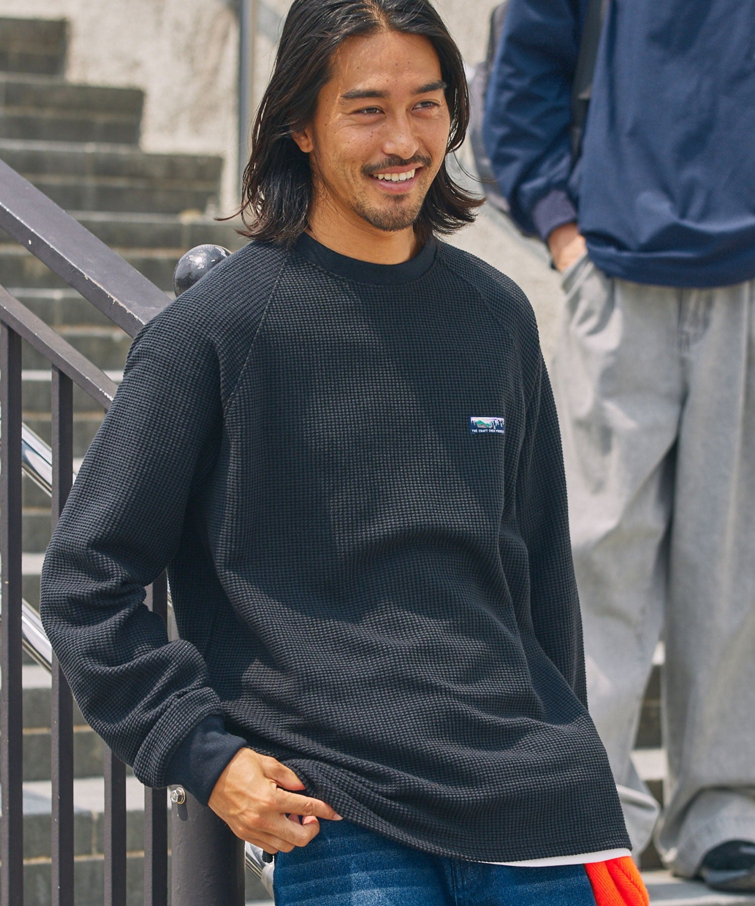 THE CRAFT CREW PRODUCTS / 抗菌 重磅立體織紋 長袖T恤