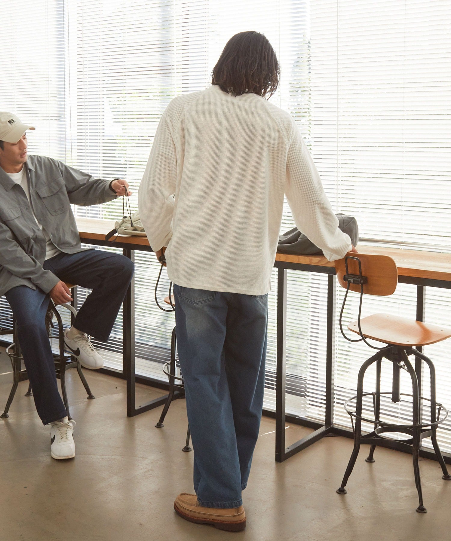 THE CRAFT CREW PRODUCTS / 抗菌 重磅立體織紋 長袖T恤