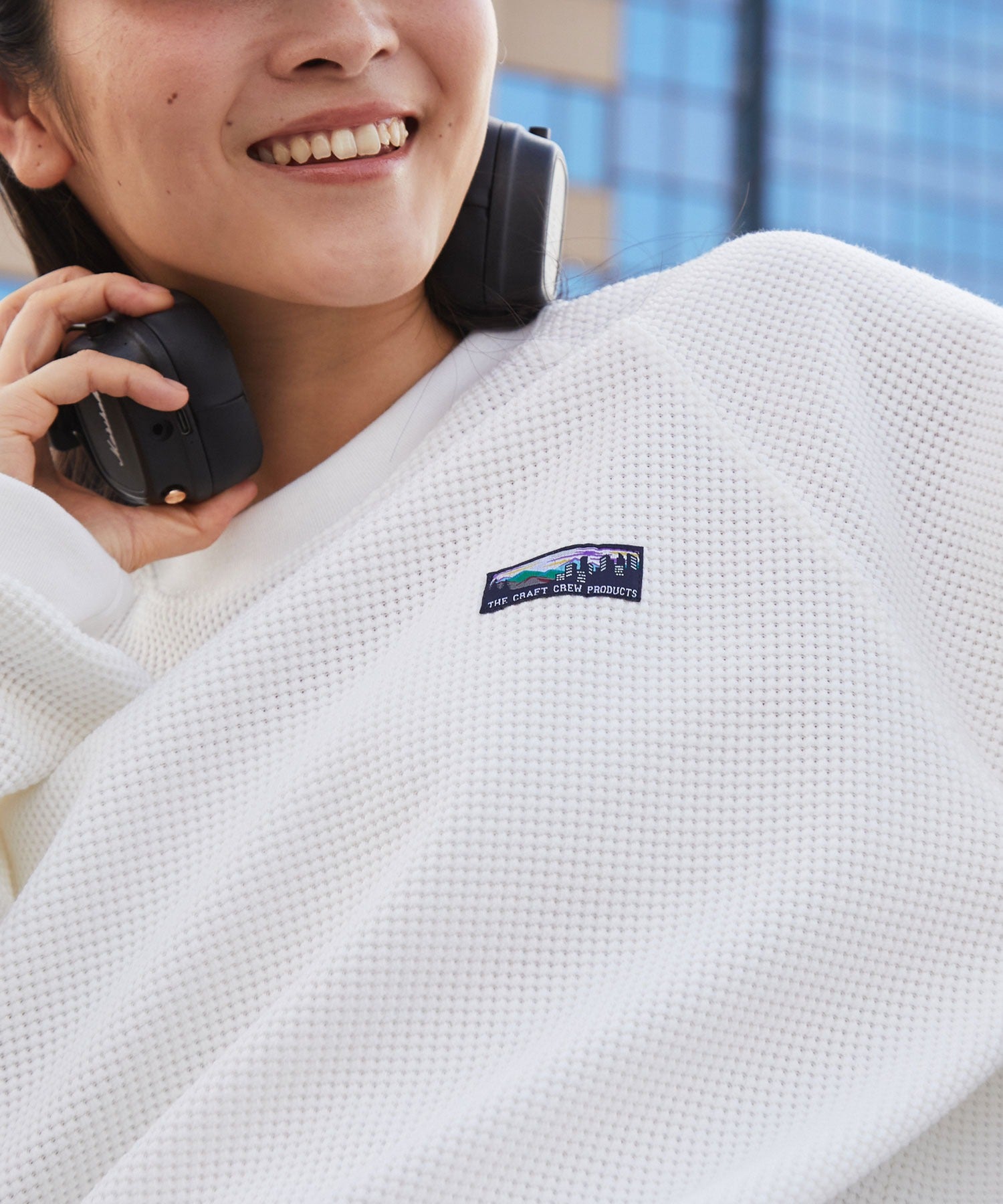 THE CRAFT CREW PRODUCTS / 抗菌 重磅立體織紋 長袖T恤