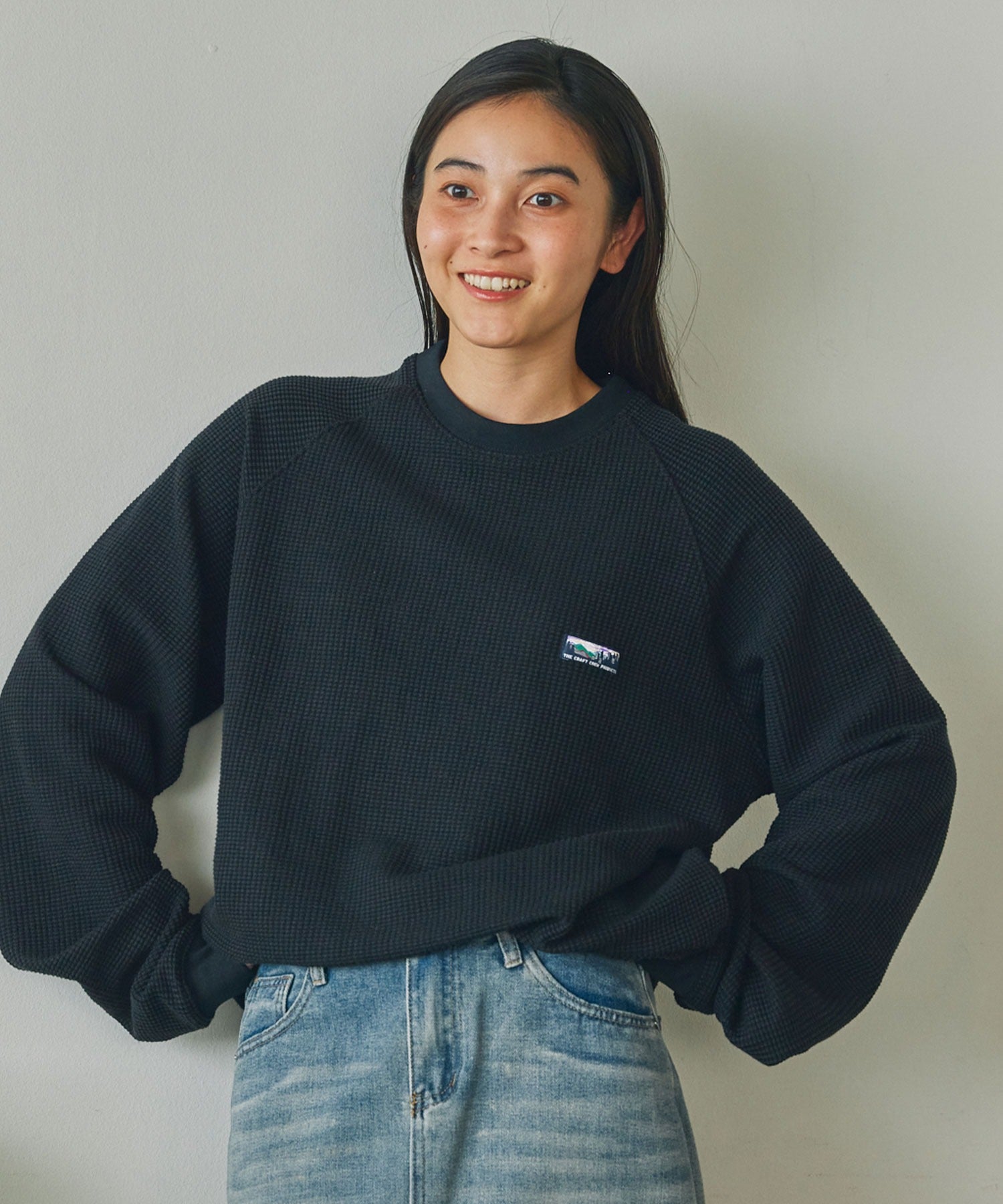 THE CRAFT CREW PRODUCTS / 抗菌 重磅立體織紋 長袖T恤