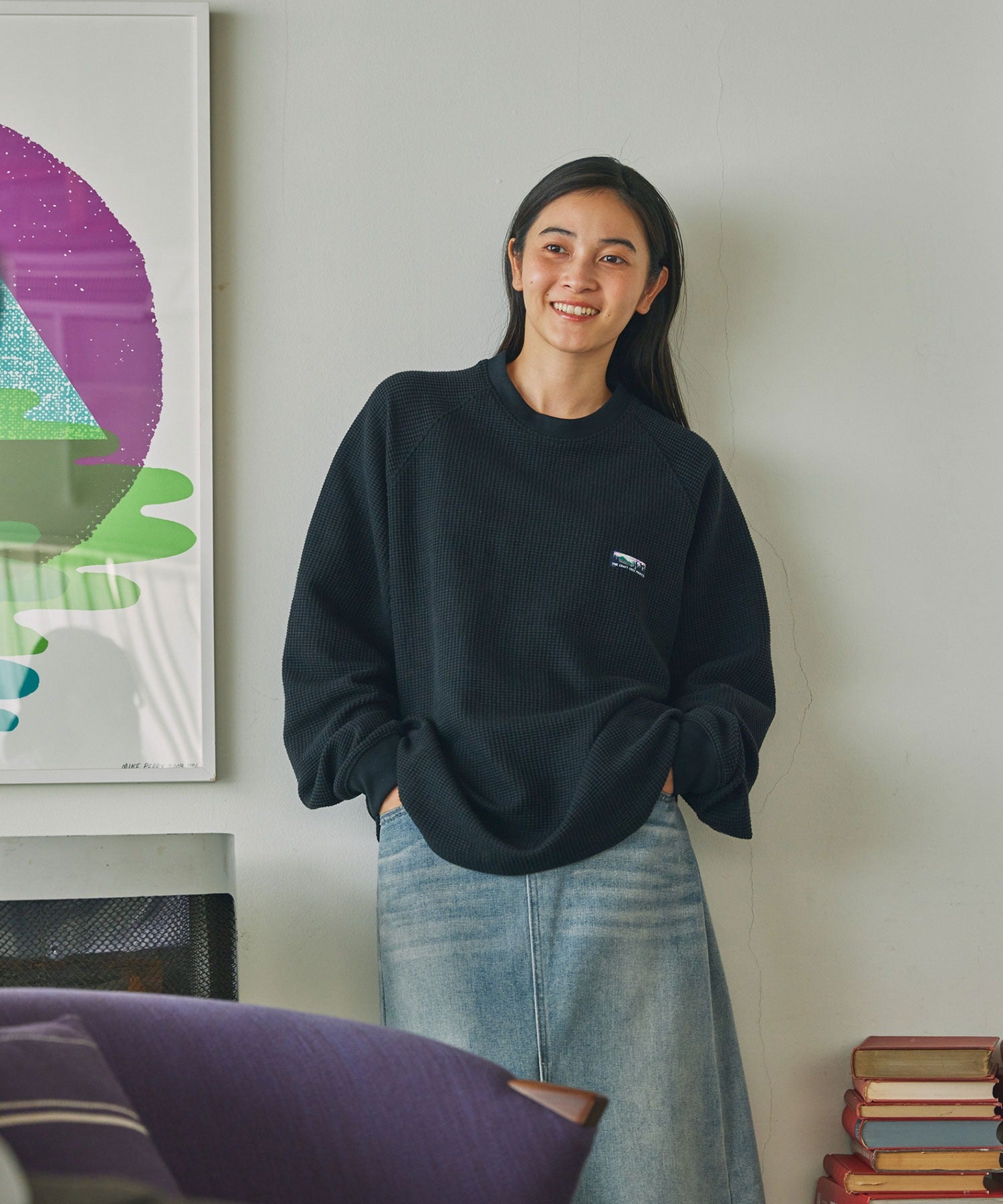 THE CRAFT CREW PRODUCTS / 抗菌 重磅立體織紋 長袖T恤