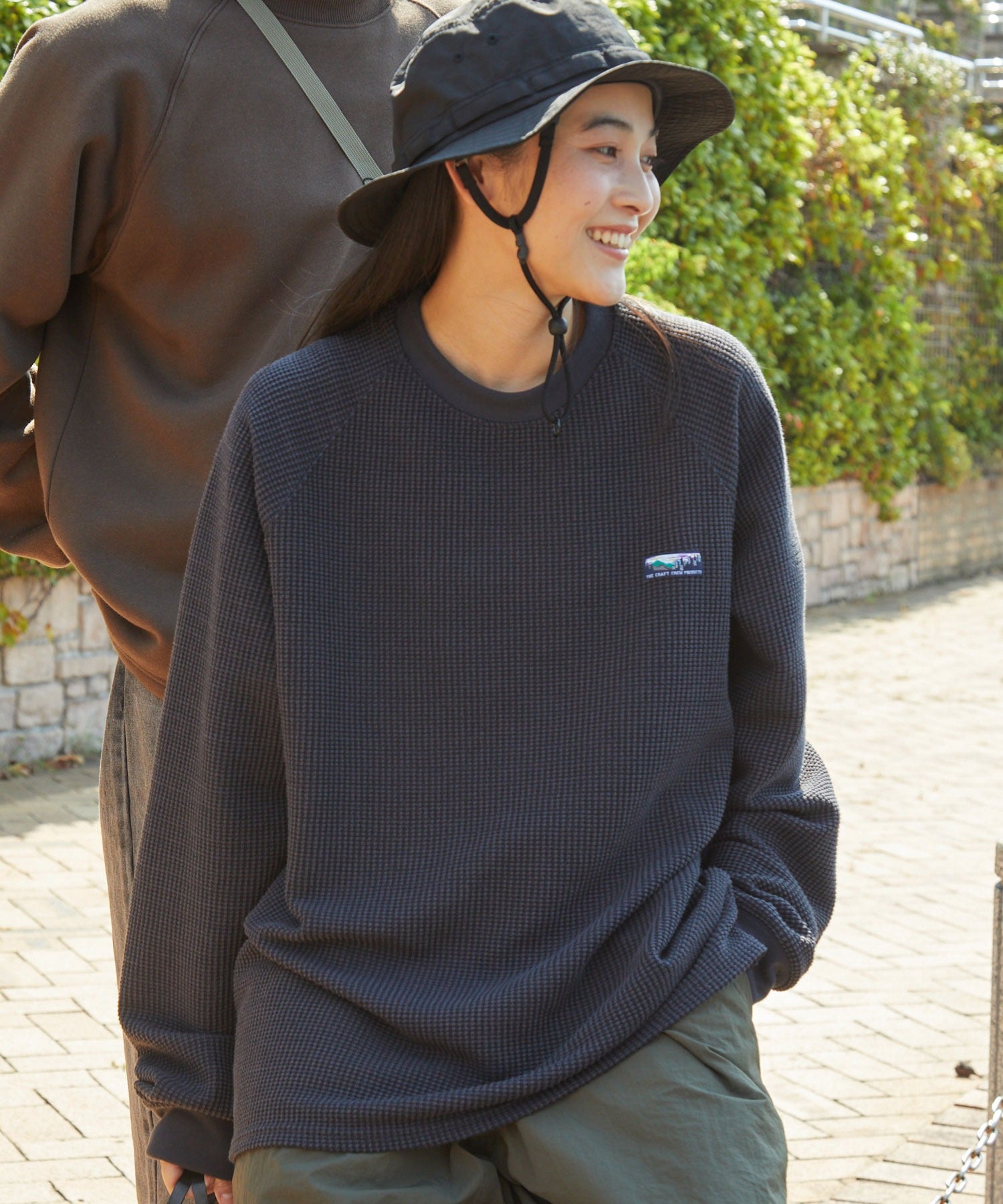 THE CRAFT CREW PRODUCTS / 抗菌 重磅立體織紋 長袖T恤