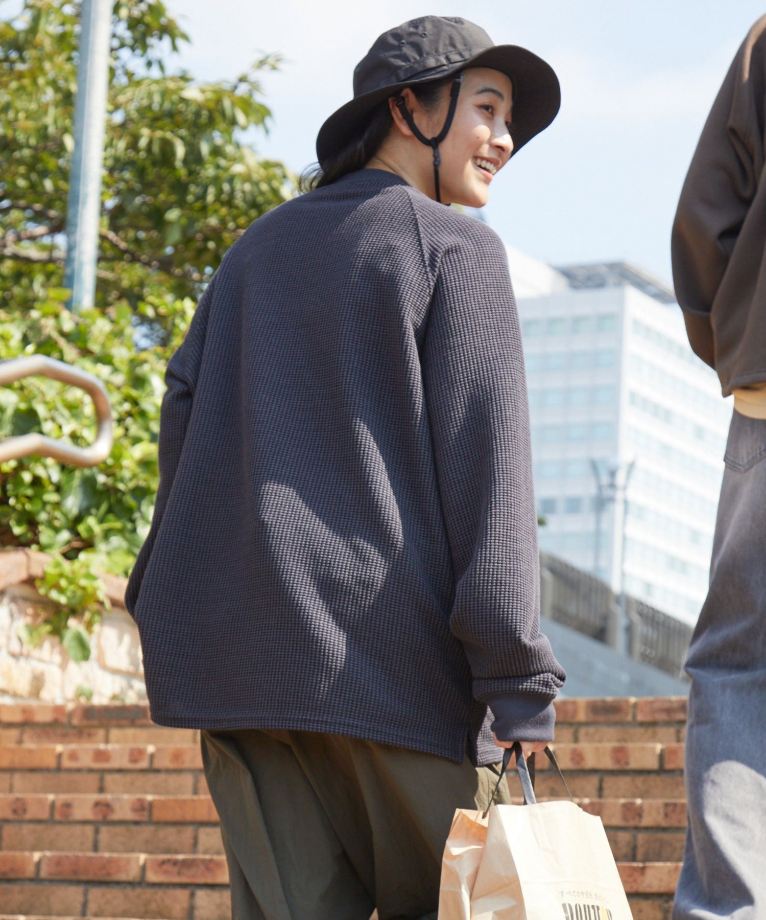 THE CRAFT CREW PRODUCTS / 抗菌 重磅立體織紋 長袖T恤