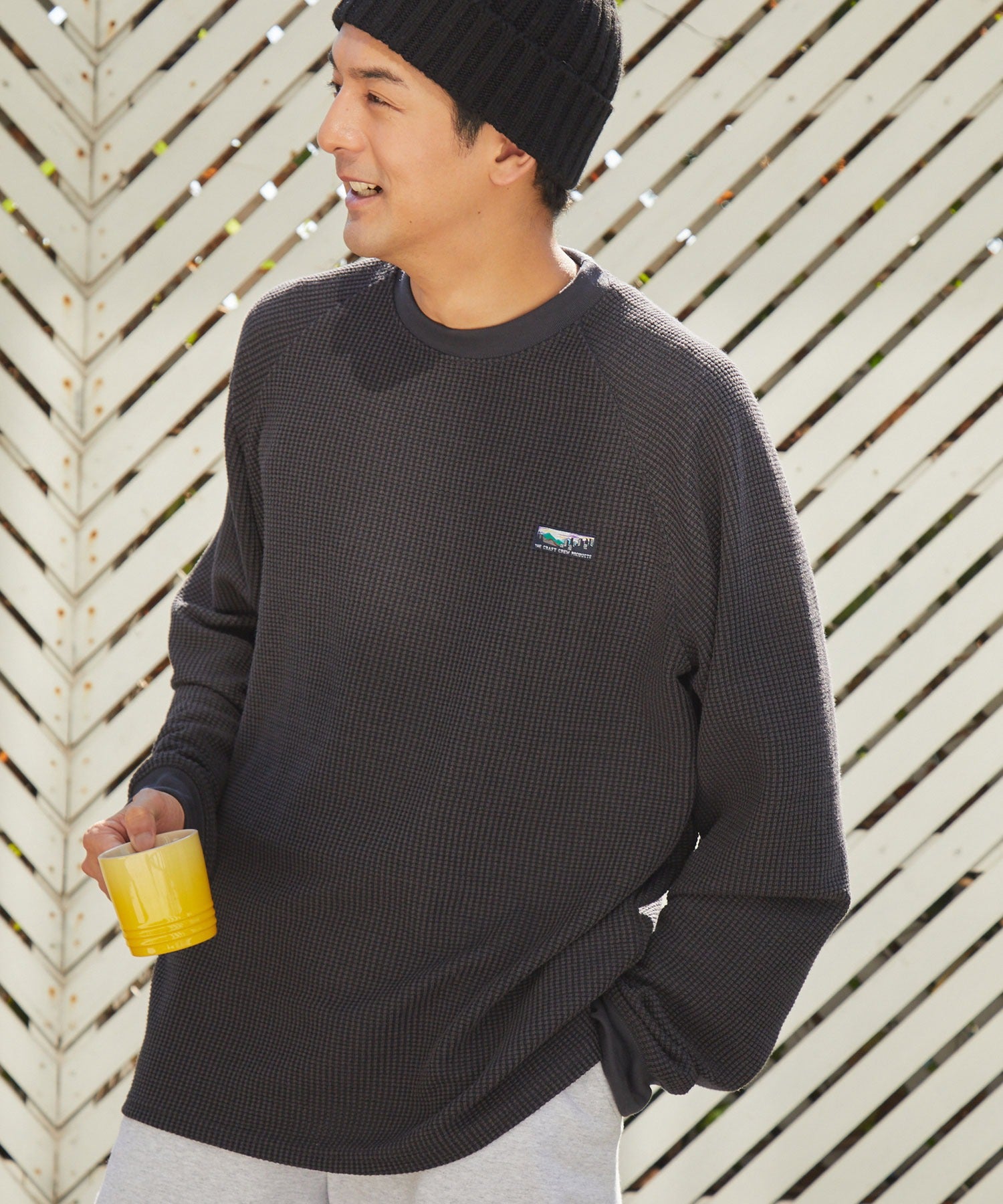 THE CRAFT CREW PRODUCTS / 抗菌 重磅立體織紋 長袖T恤