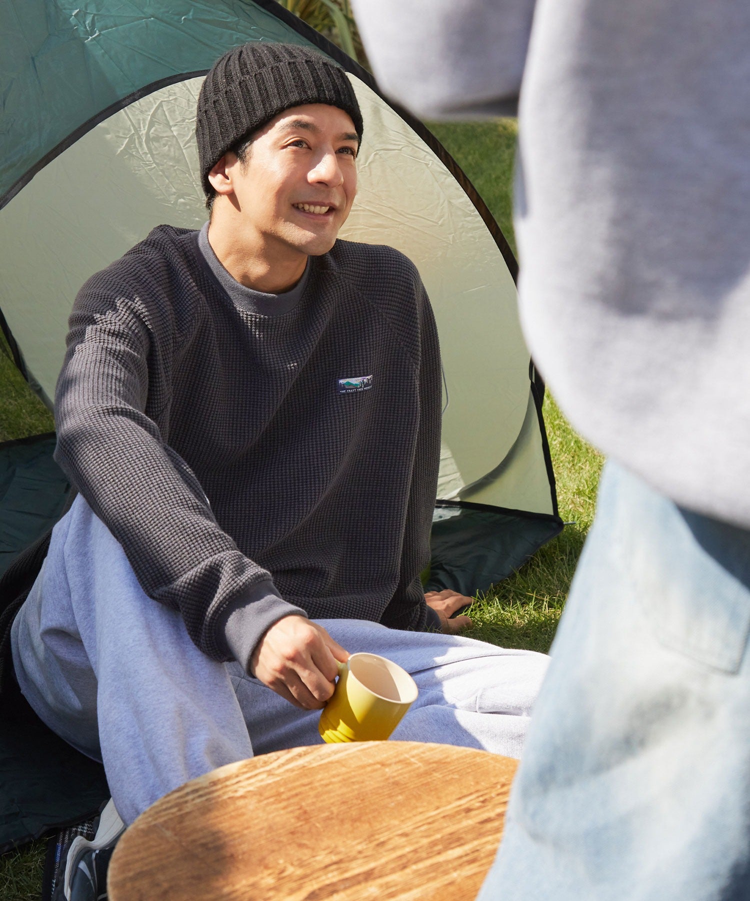 THE CRAFT CREW PRODUCTS / 抗菌 重磅立體織紋 長袖T恤