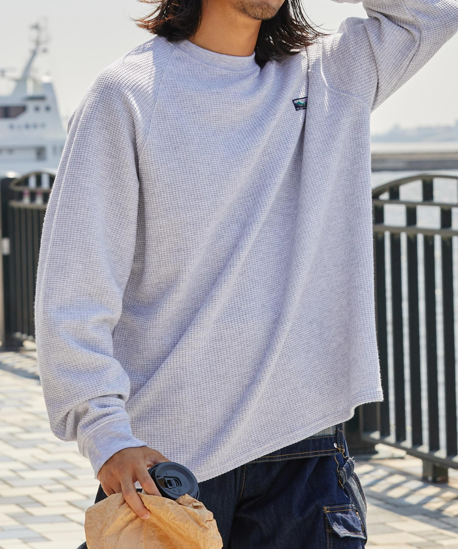 THE CRAFT CREW PRODUCTS / 抗菌 重磅立體織紋 長袖T恤