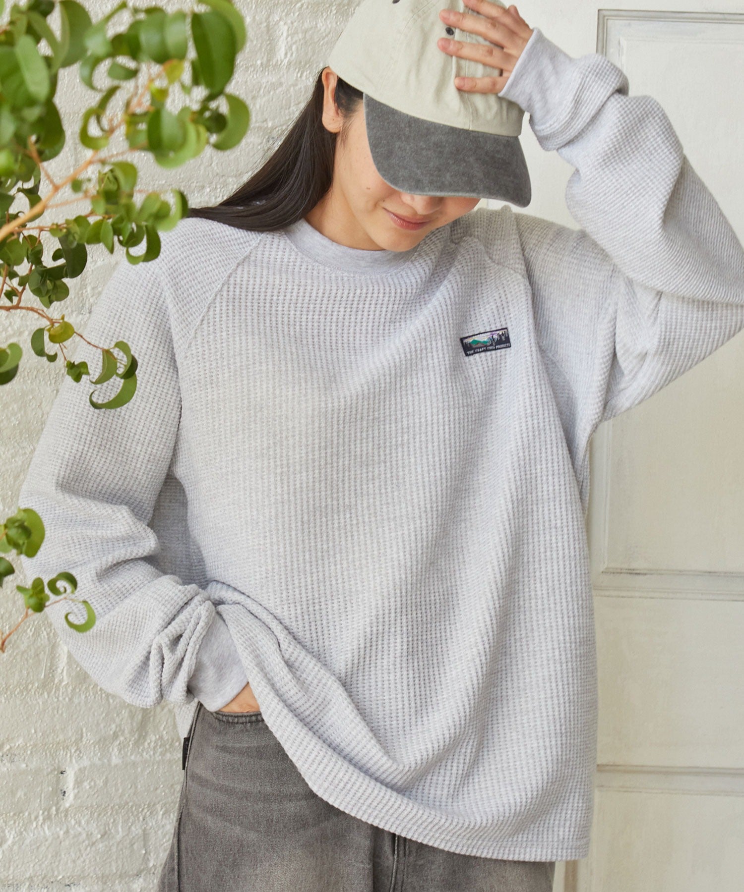 THE CRAFT CREW PRODUCTS / 抗菌 重磅立體織紋 長袖T恤