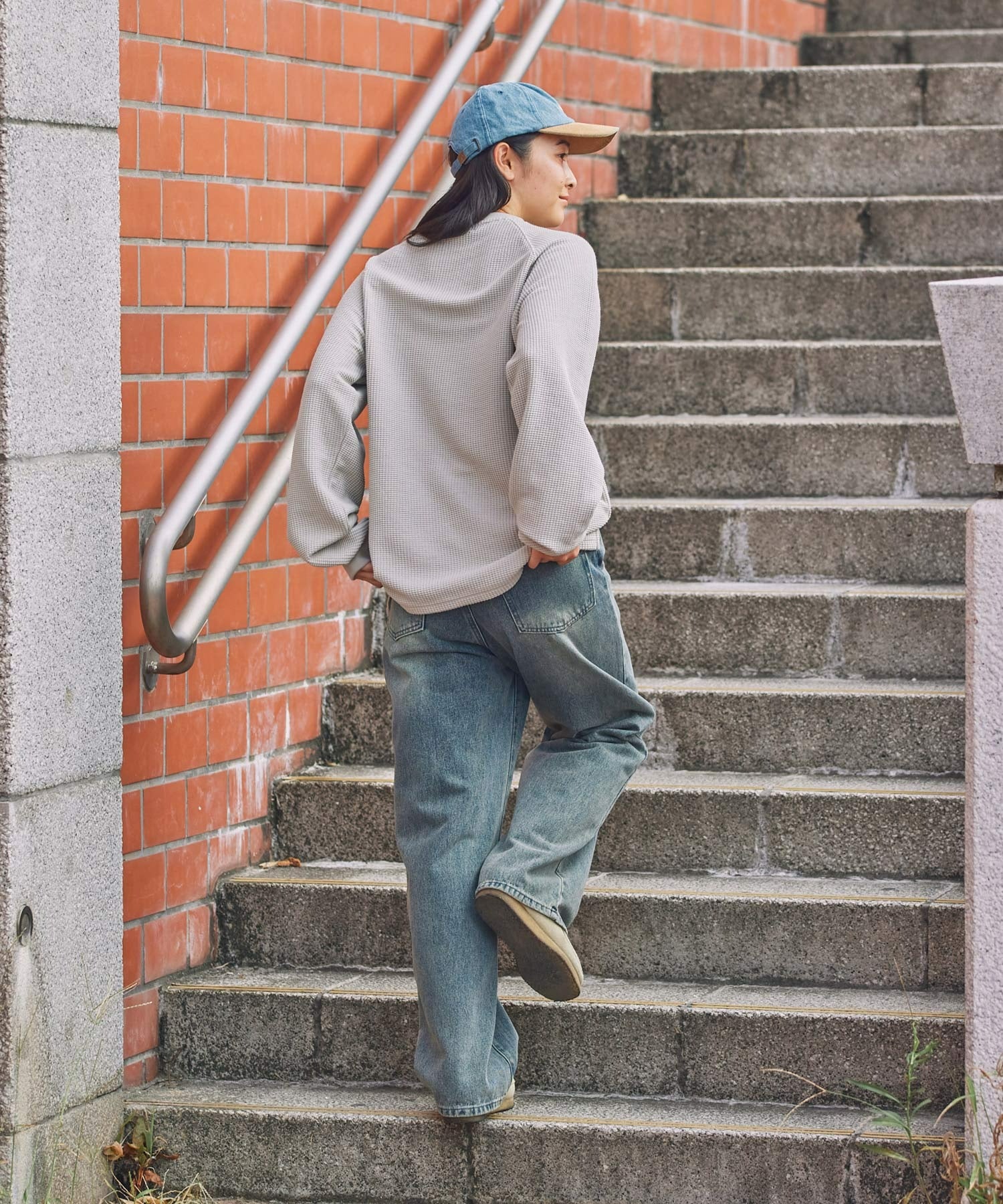 THE CRAFT CREW PRODUCTS / 抗菌 重磅立體織紋 長袖T恤