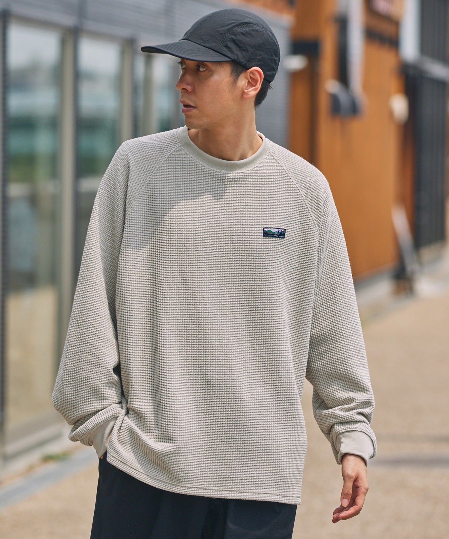 THE CRAFT CREW PRODUCTS / 抗菌 重磅立體織紋 長袖T恤