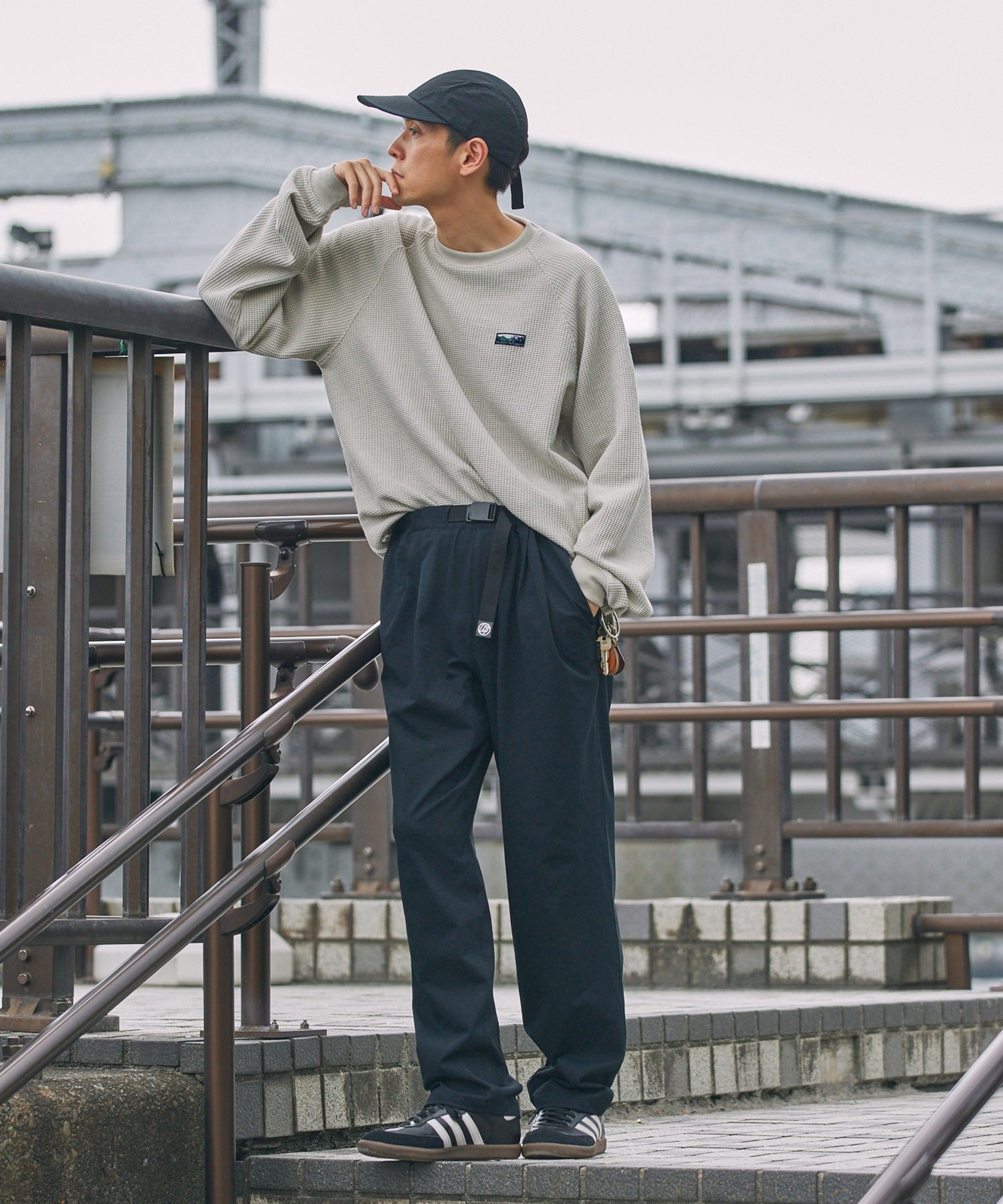 THE CRAFT CREW PRODUCTS / 抗菌 重磅立體織紋 長袖T恤