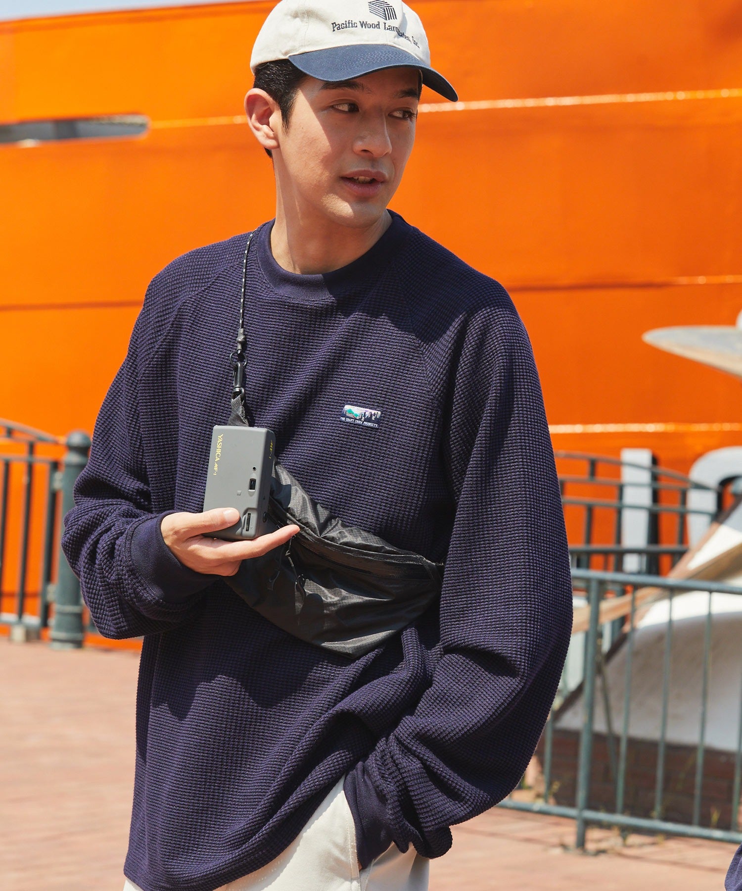 THE CRAFT CREW PRODUCTS / 抗菌 重磅立體織紋 長袖T恤