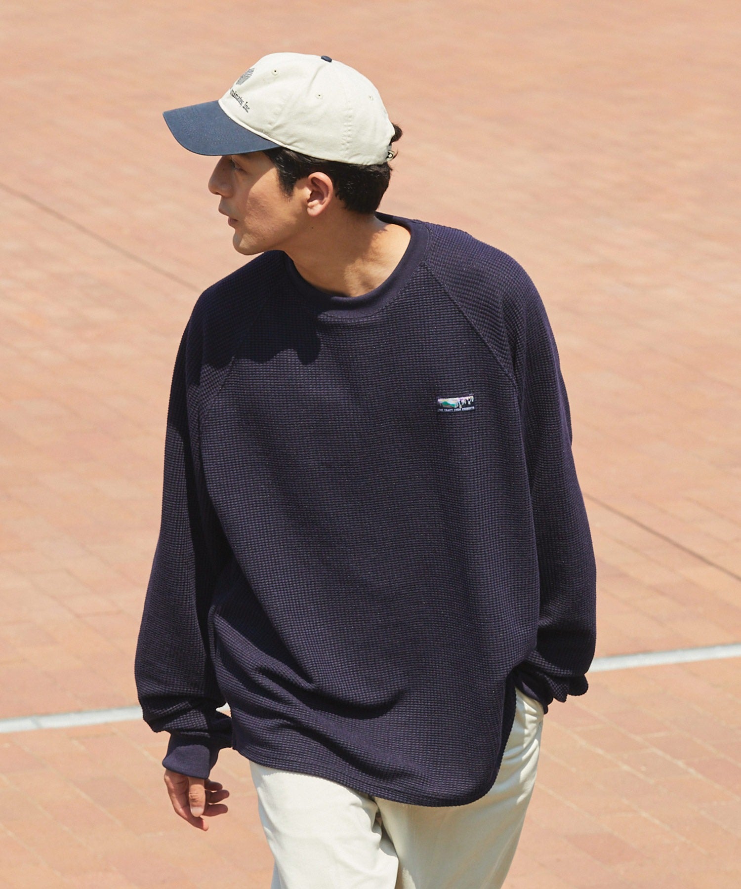 THE CRAFT CREW PRODUCTS / 抗菌 重磅立體織紋 長袖T恤