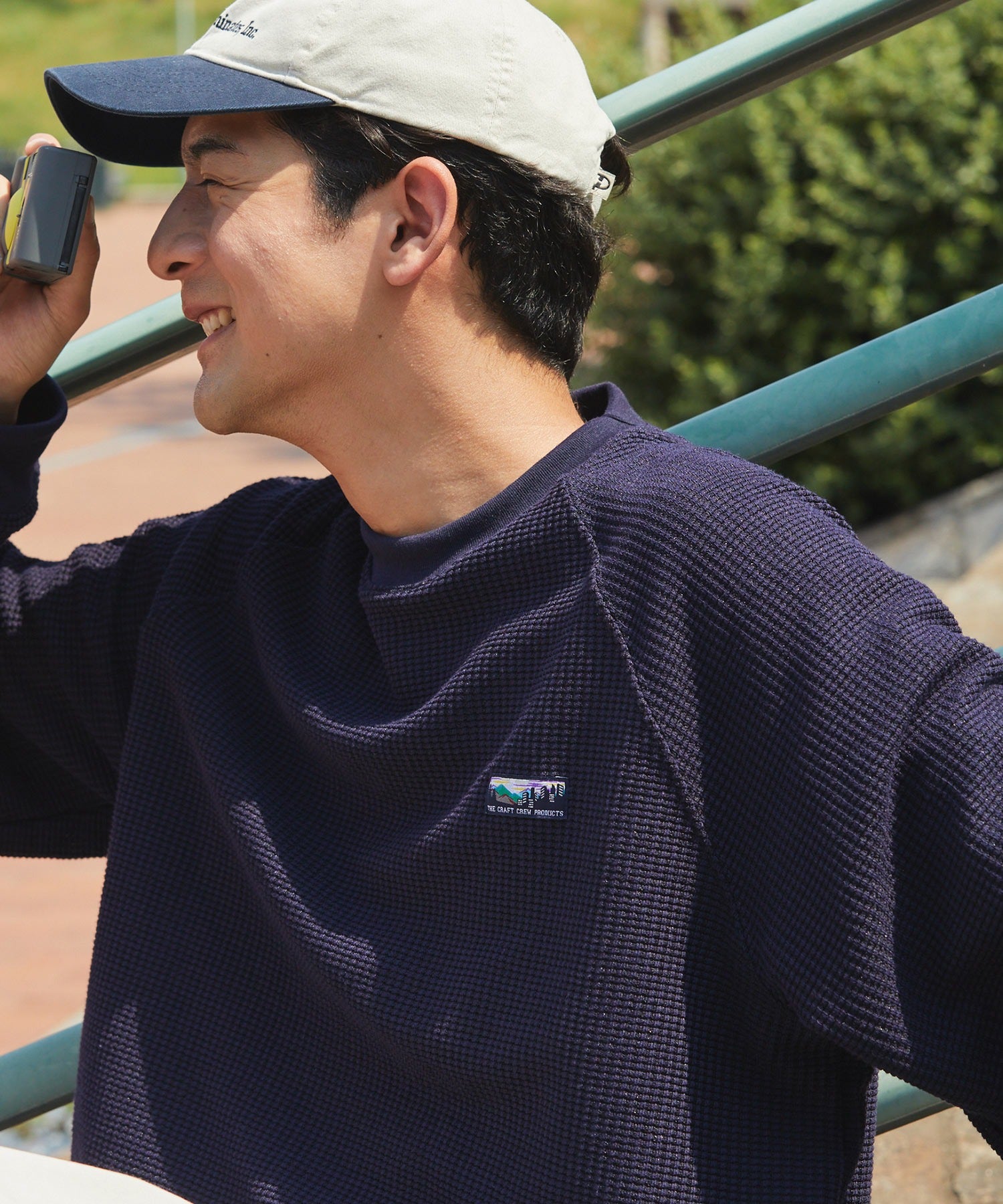 THE CRAFT CREW PRODUCTS / 抗菌 重磅立體織紋 長袖T恤