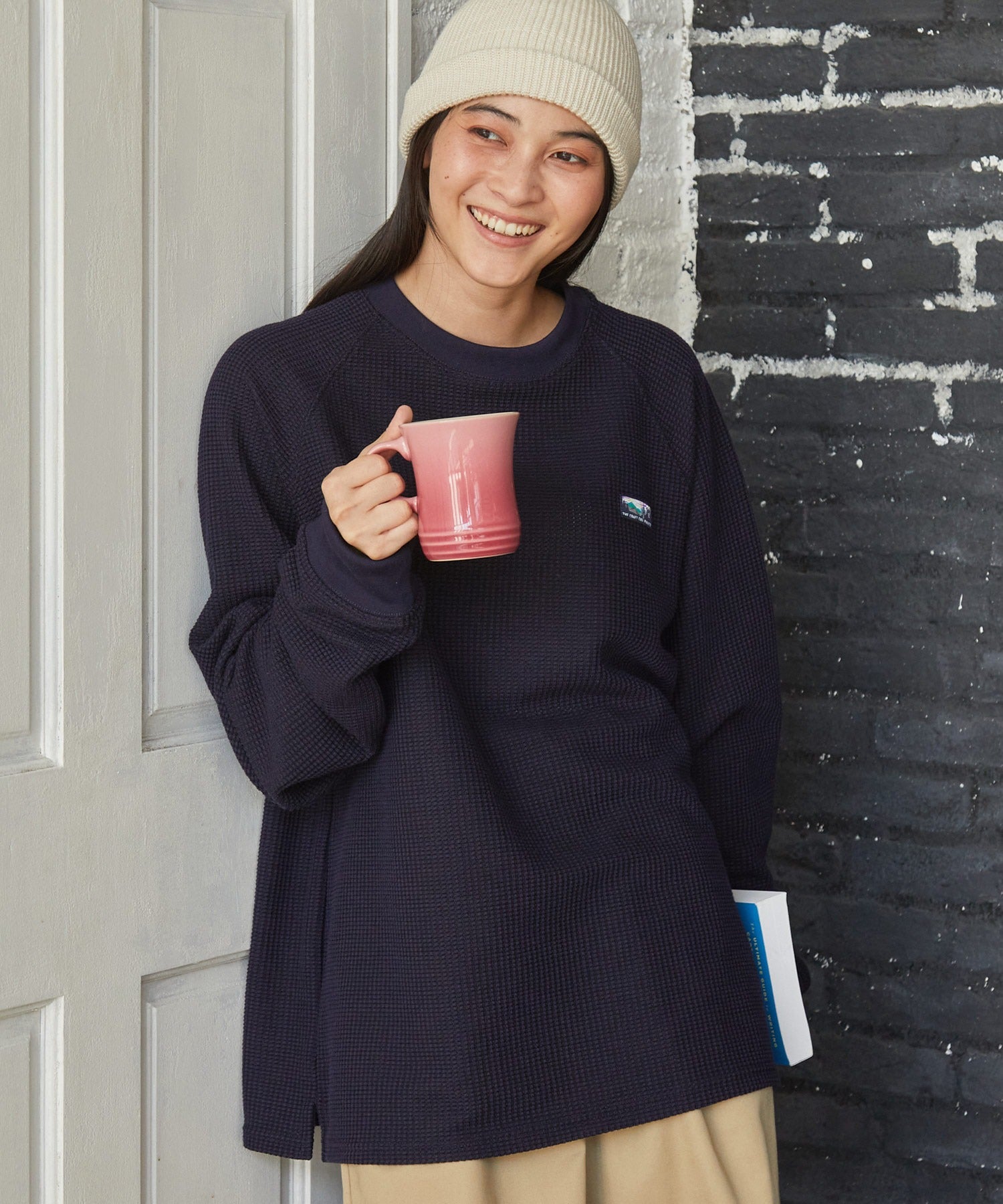 THE CRAFT CREW PRODUCTS / 抗菌 重磅立體織紋 長袖T恤