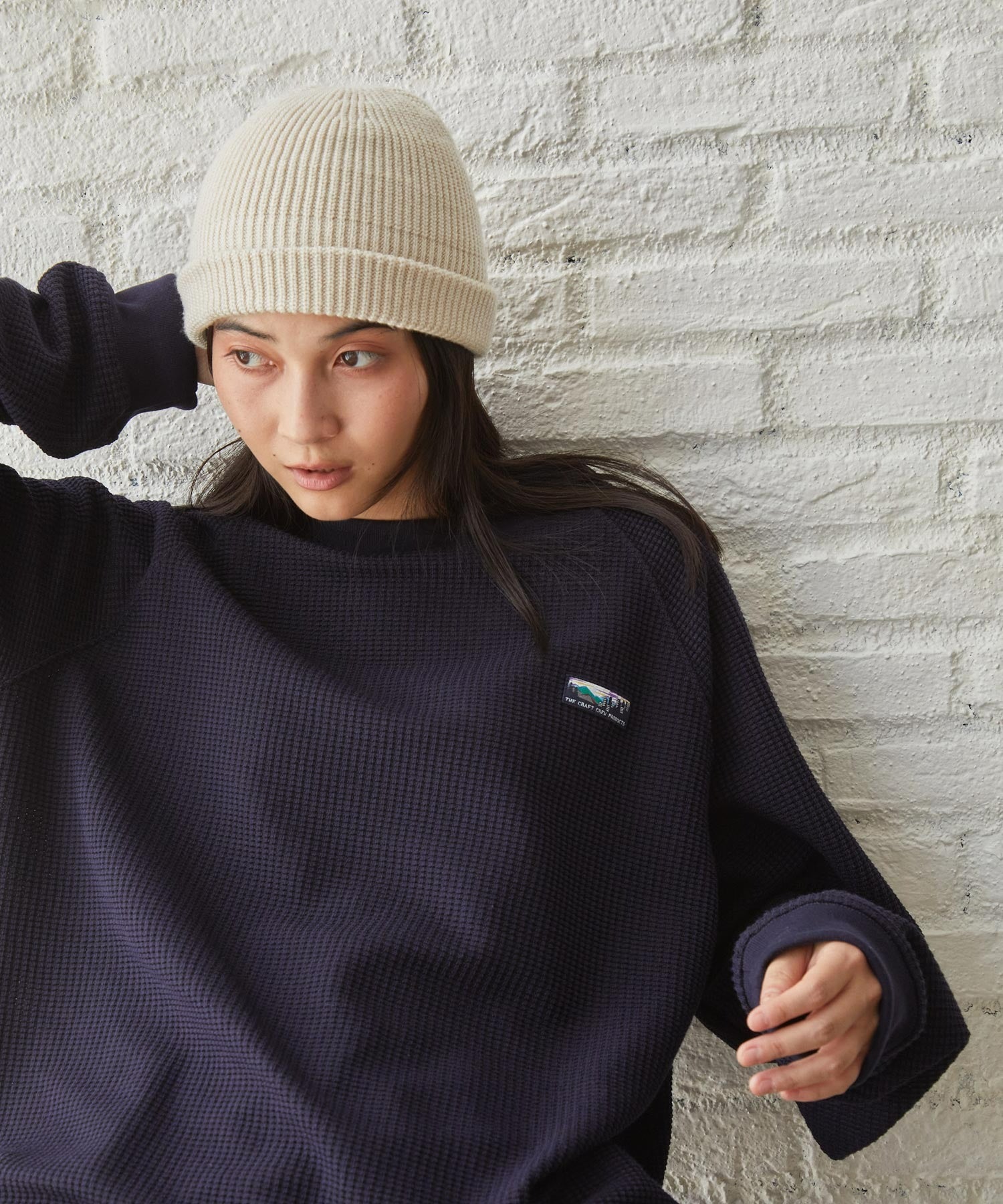 THE CRAFT CREW PRODUCTS / 抗菌 重磅立體織紋 長袖T恤