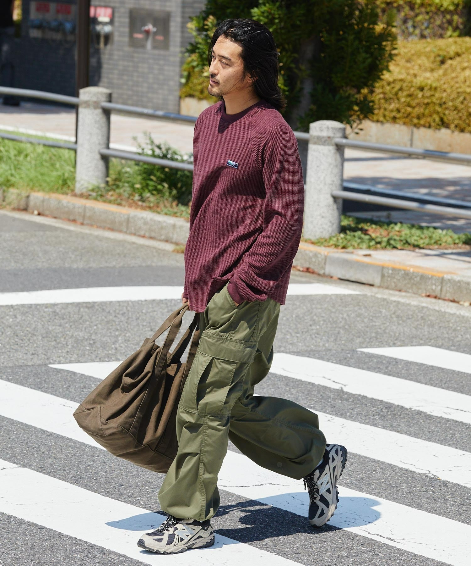 THE CRAFT CREW PRODUCTS / 抗菌 重磅立體織紋 長袖T恤