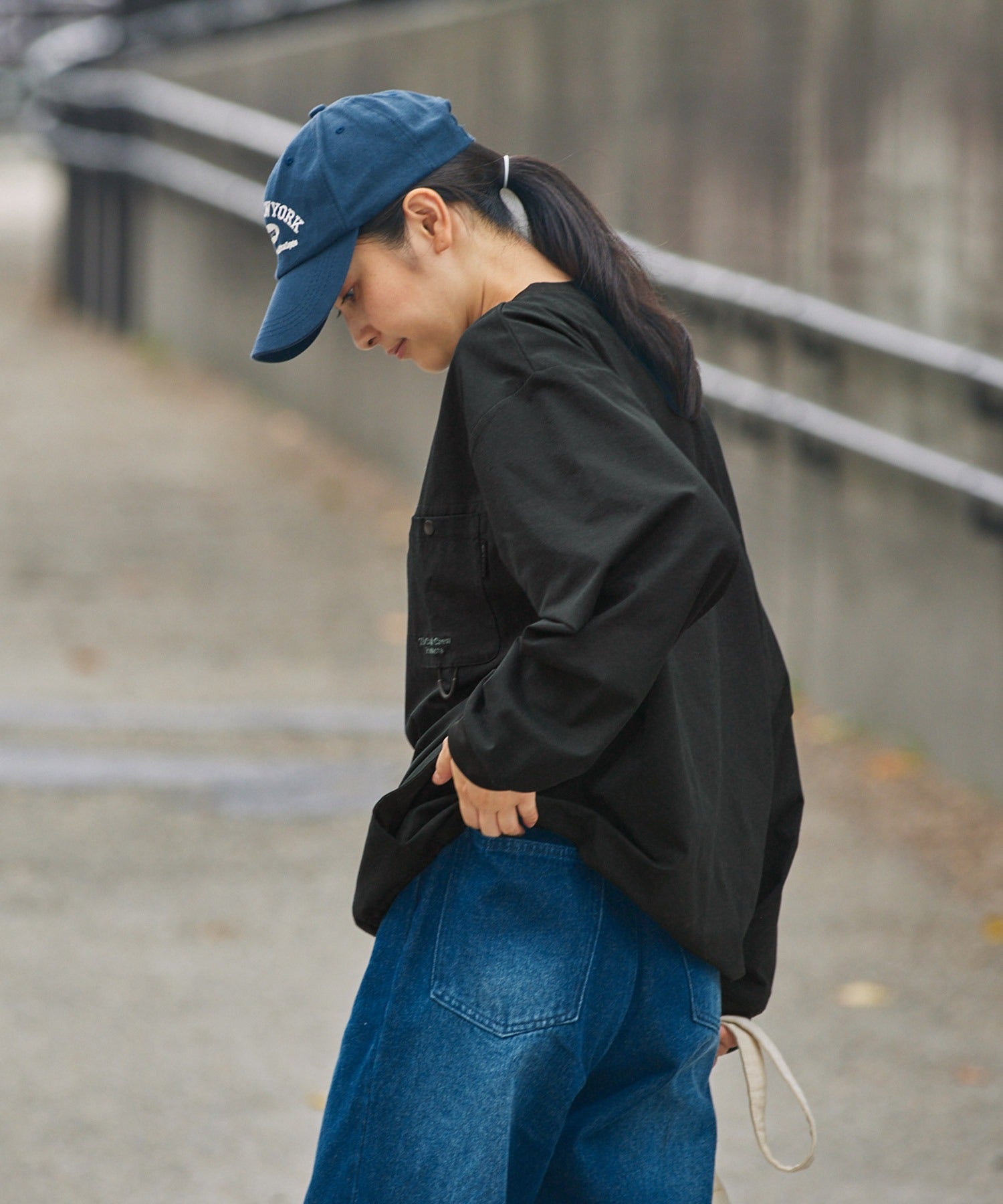 THE CRAFT CREW PRODUCTS  / 抗UV吸濕速乾抽繩機能 長袖T恤