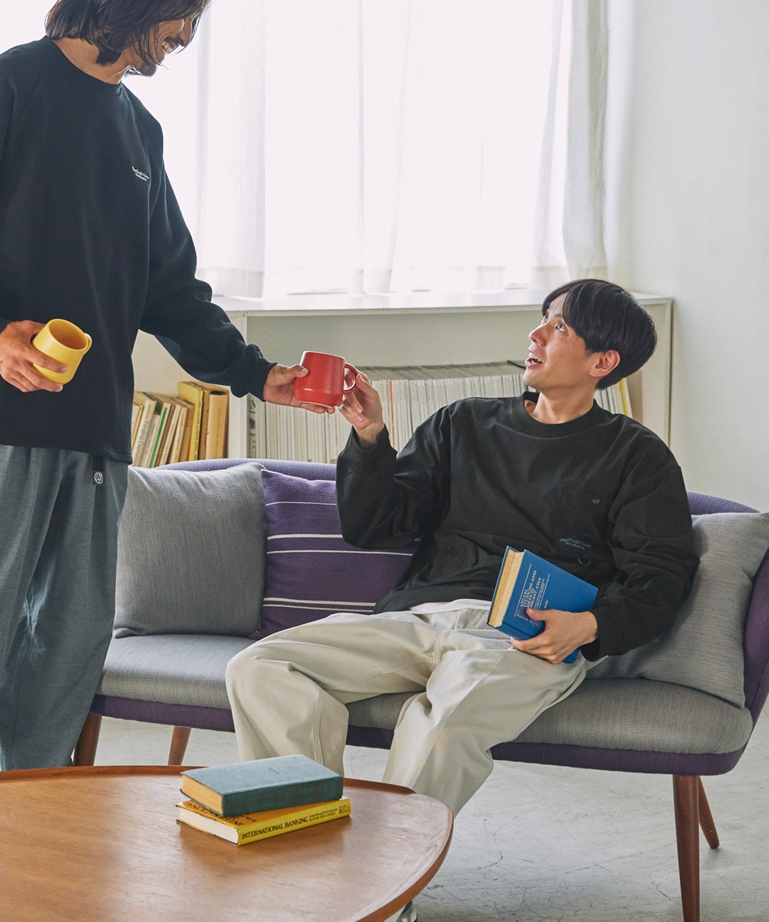 THE CRAFT CREW PRODUCTS  / 抗UV吸濕速乾抽繩機能 長袖T恤