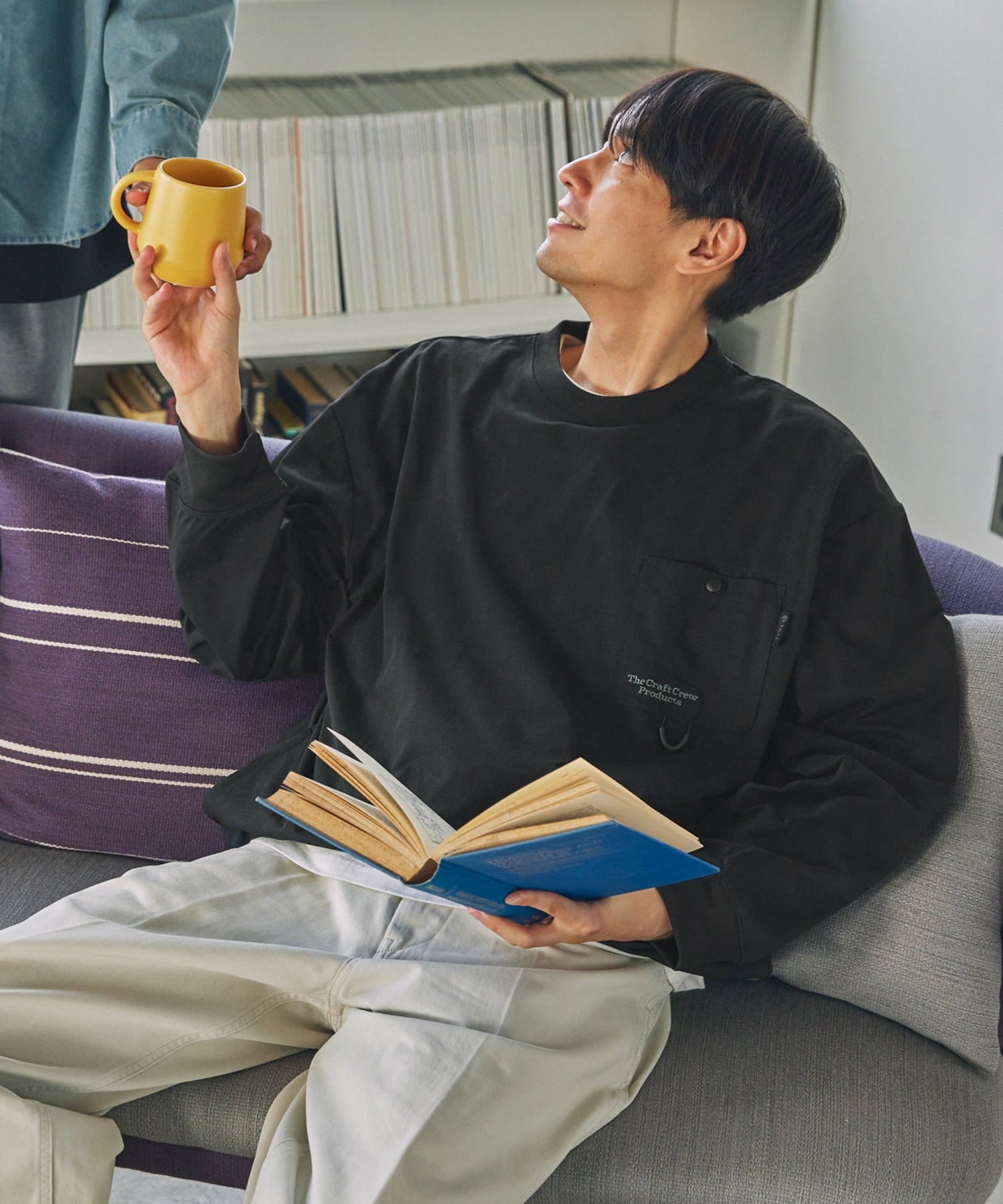 THE CRAFT CREW PRODUCTS  / 抗UV吸濕速乾抽繩機能 長袖T恤