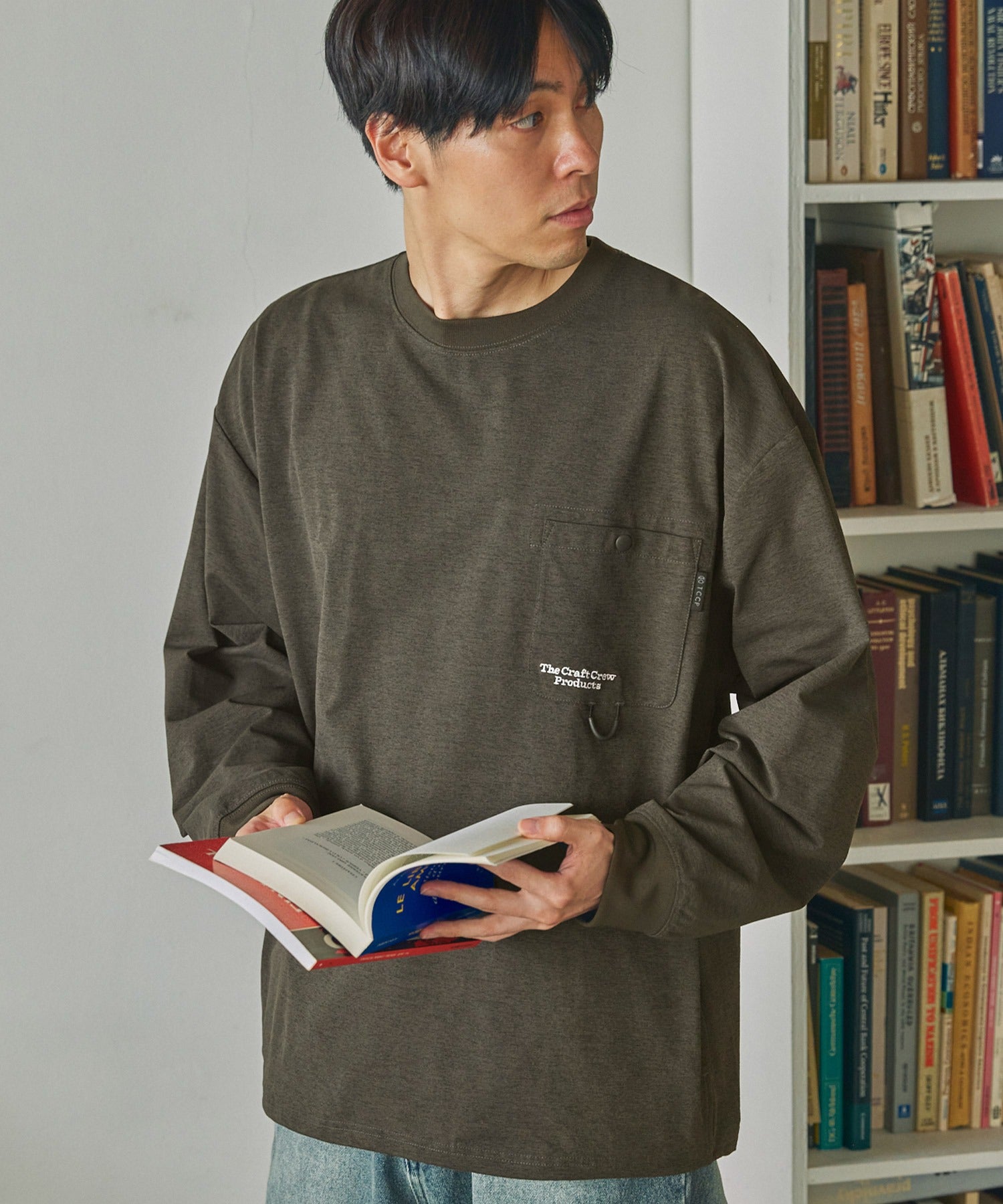 THE CRAFT CREW PRODUCTS  / 抗UV吸濕速乾抽繩機能 長袖T恤