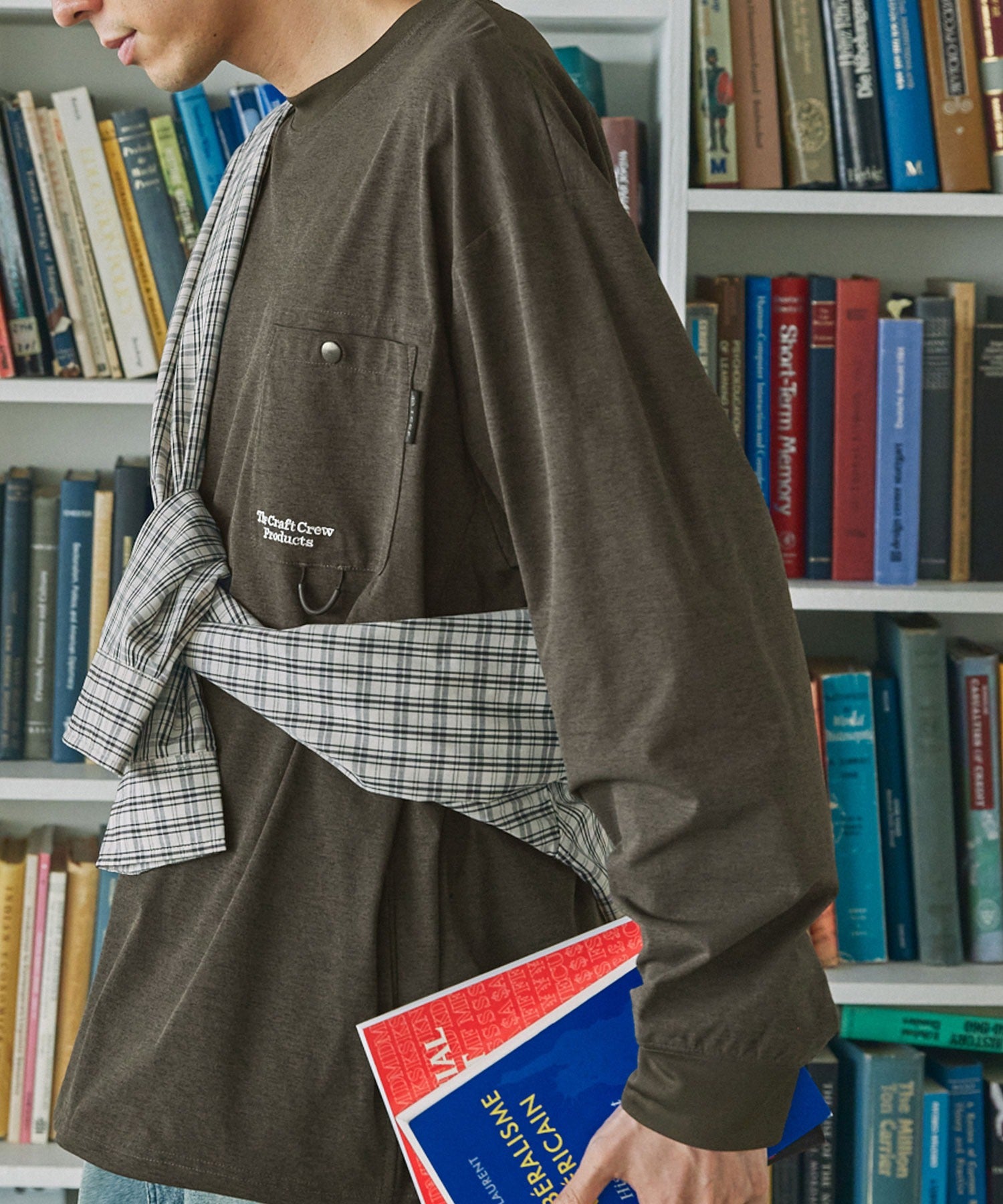 THE CRAFT CREW PRODUCTS  / 抗UV吸濕速乾抽繩機能 長袖T恤