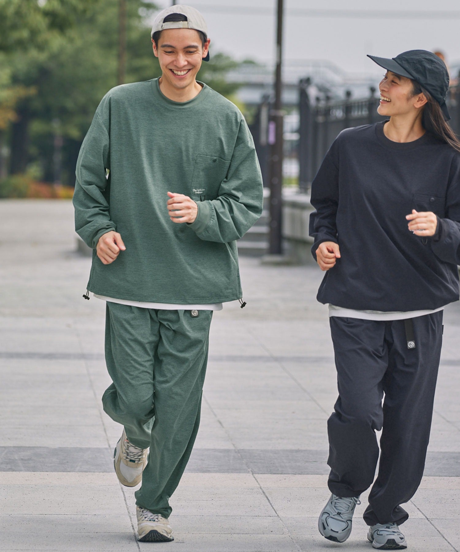 THE CRAFT CREW PRODUCTS  / 抗UV吸濕速乾抽繩機能 長袖T恤