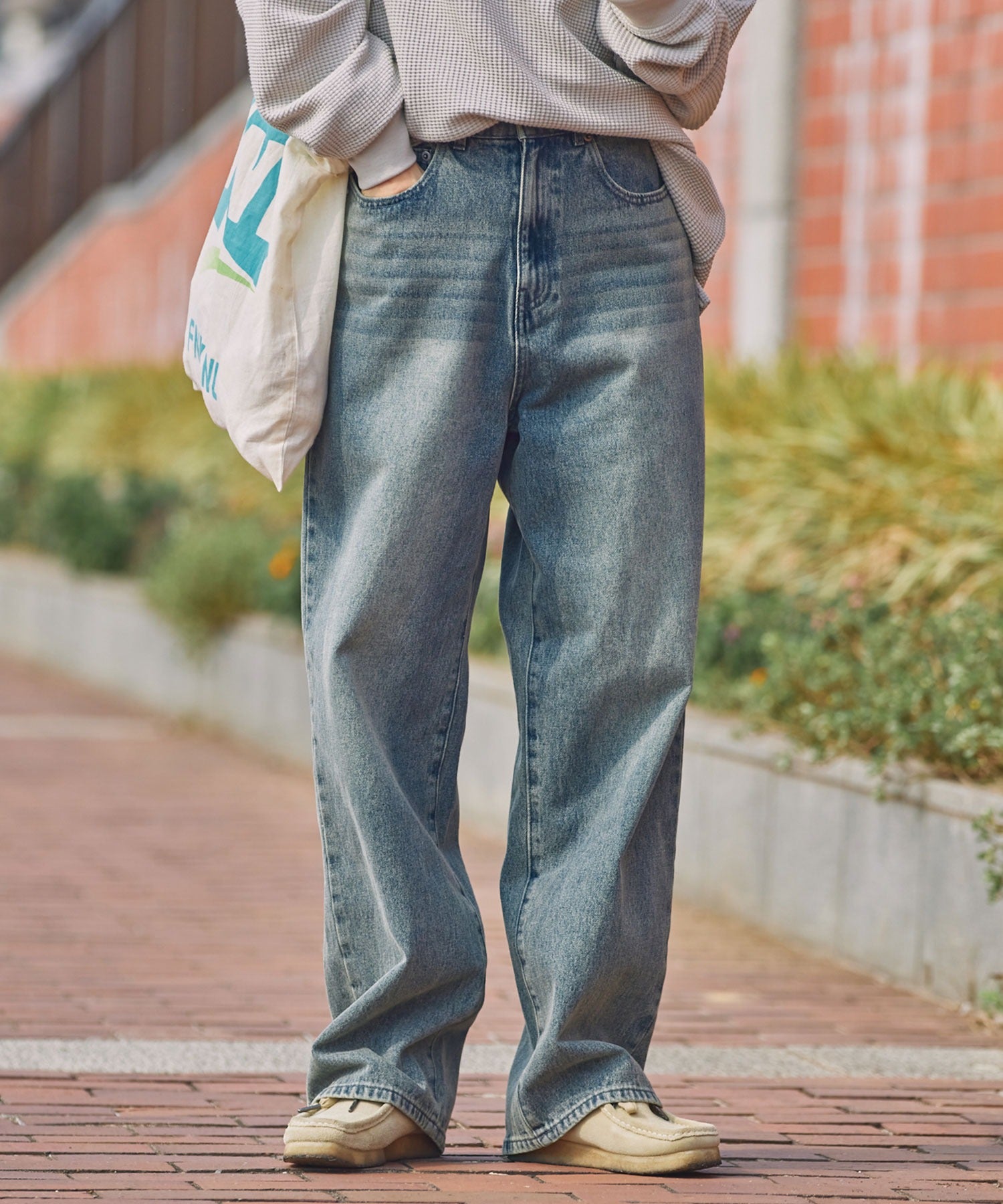 THE CRAFT CREW PRODUCTS / 仿舊 直筒牛仔褲