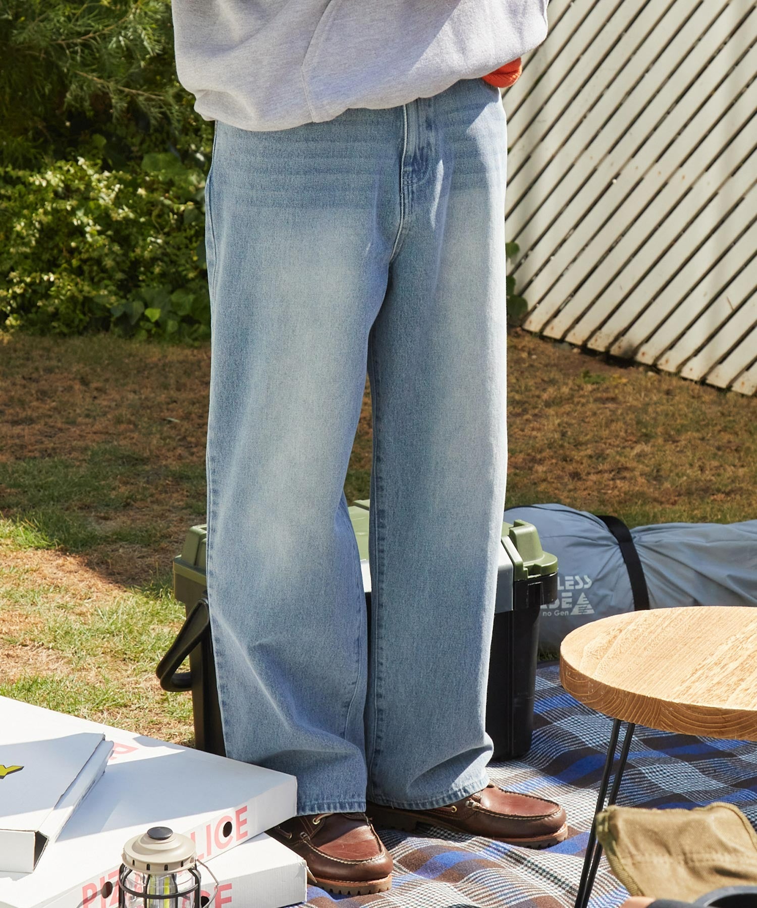 THE CRAFT CREW PRODUCTS / 仿舊 直筒牛仔褲