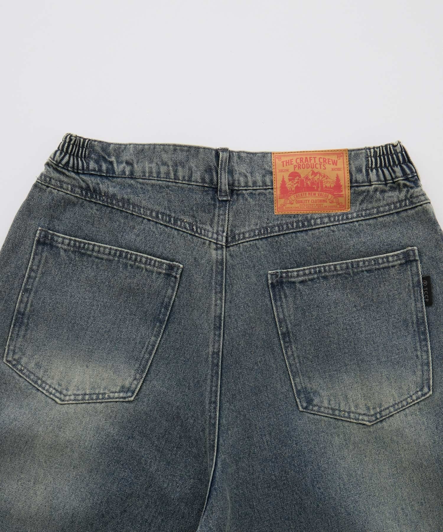 THE CRAFT CREW PRODUCTS / 仿舊 直筒牛仔褲