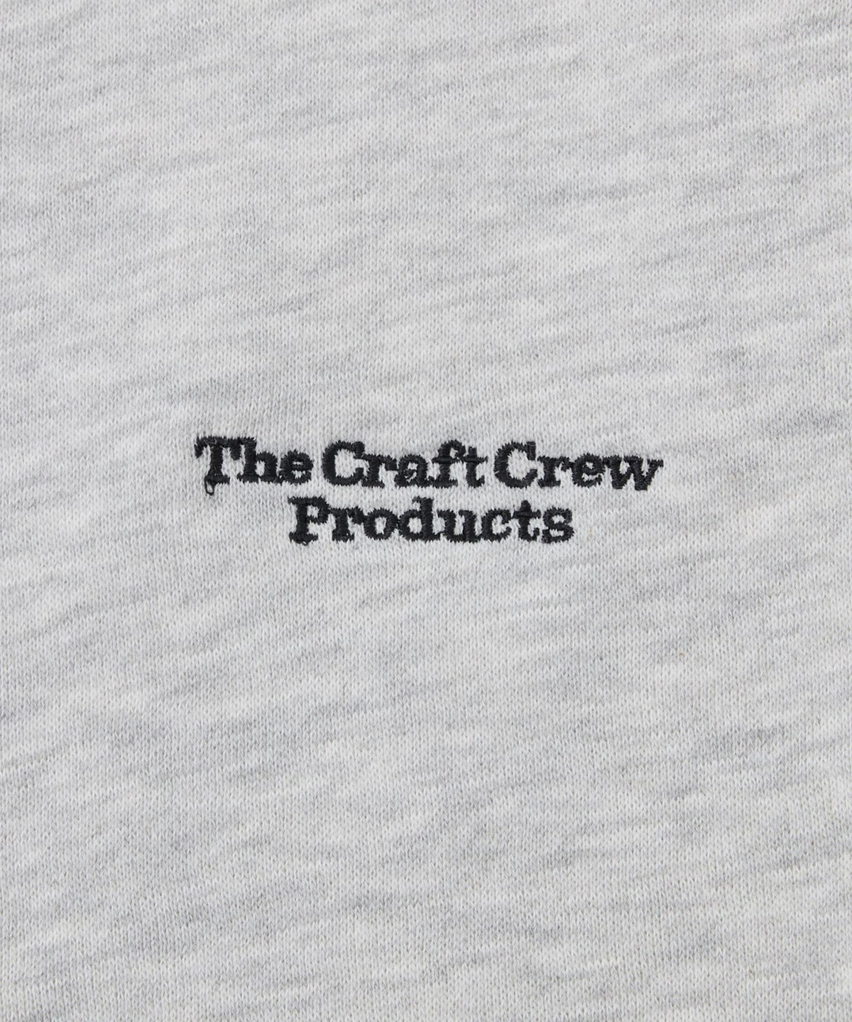 THE CRAFT CREW PRODUCTS / 內刷毛 插肩袖 圓領衫(LOGO刺繡.抽繩下擺)