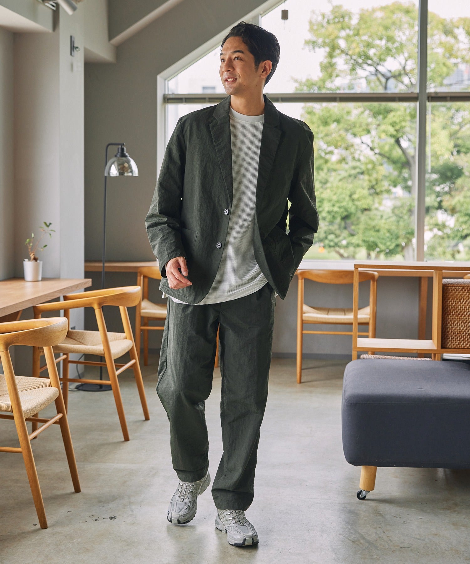 THE CRAFT CREW PRODUCTS / 多功能防潑防風 尼龍 西裝外套