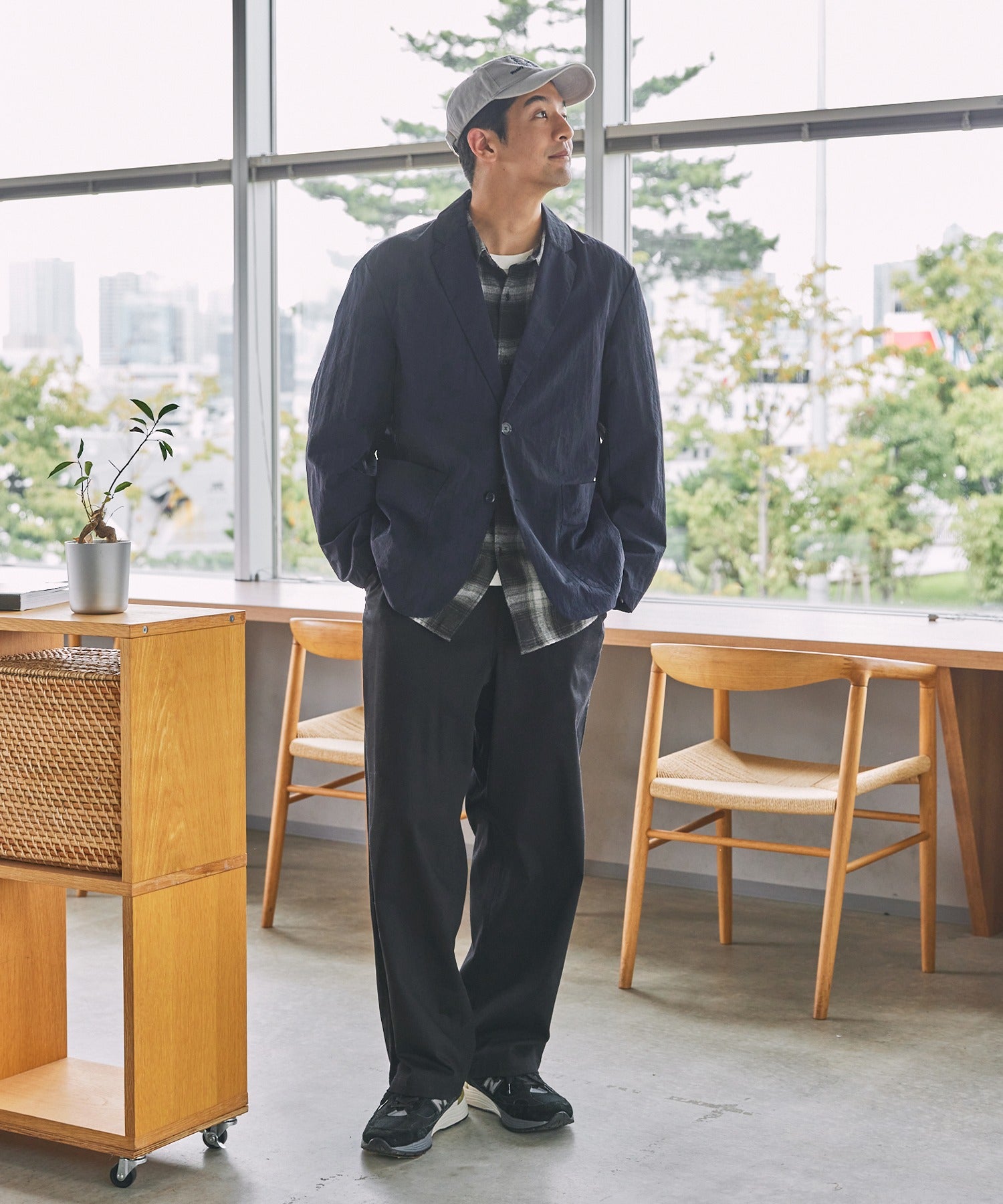 THE CRAFT CREW PRODUCTS / 多功能防潑防風 尼龍 西裝外套