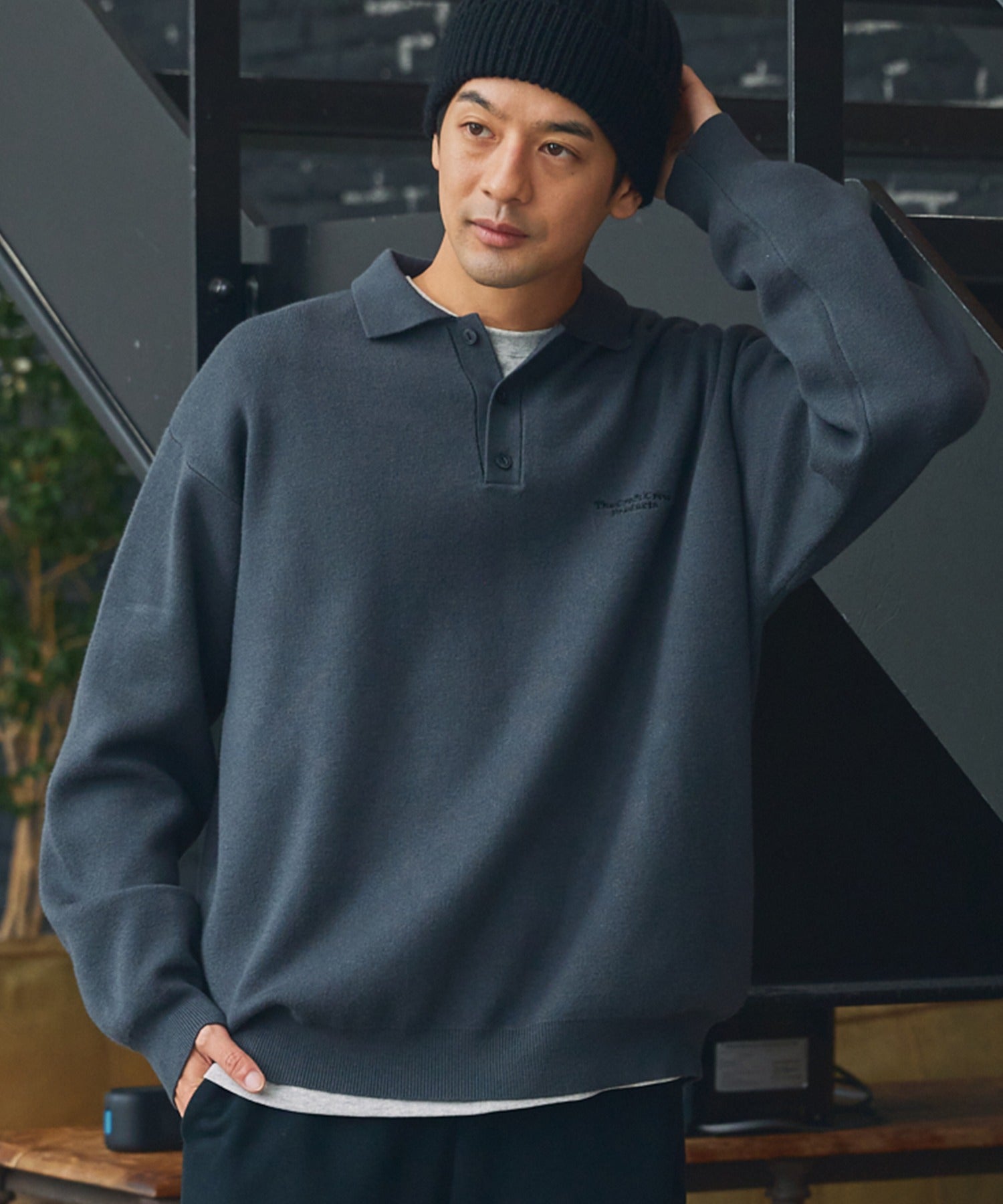 THE CRAFT CREW PRODUCTS / 抗起毛球 針織 Polo 衫