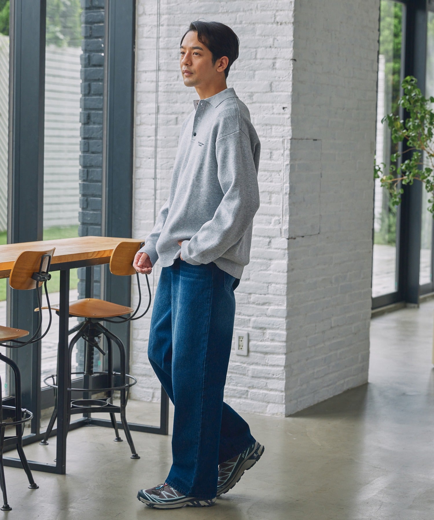 THE CRAFT CREW PRODUCTS / 抗起毛球 針織 Polo 衫