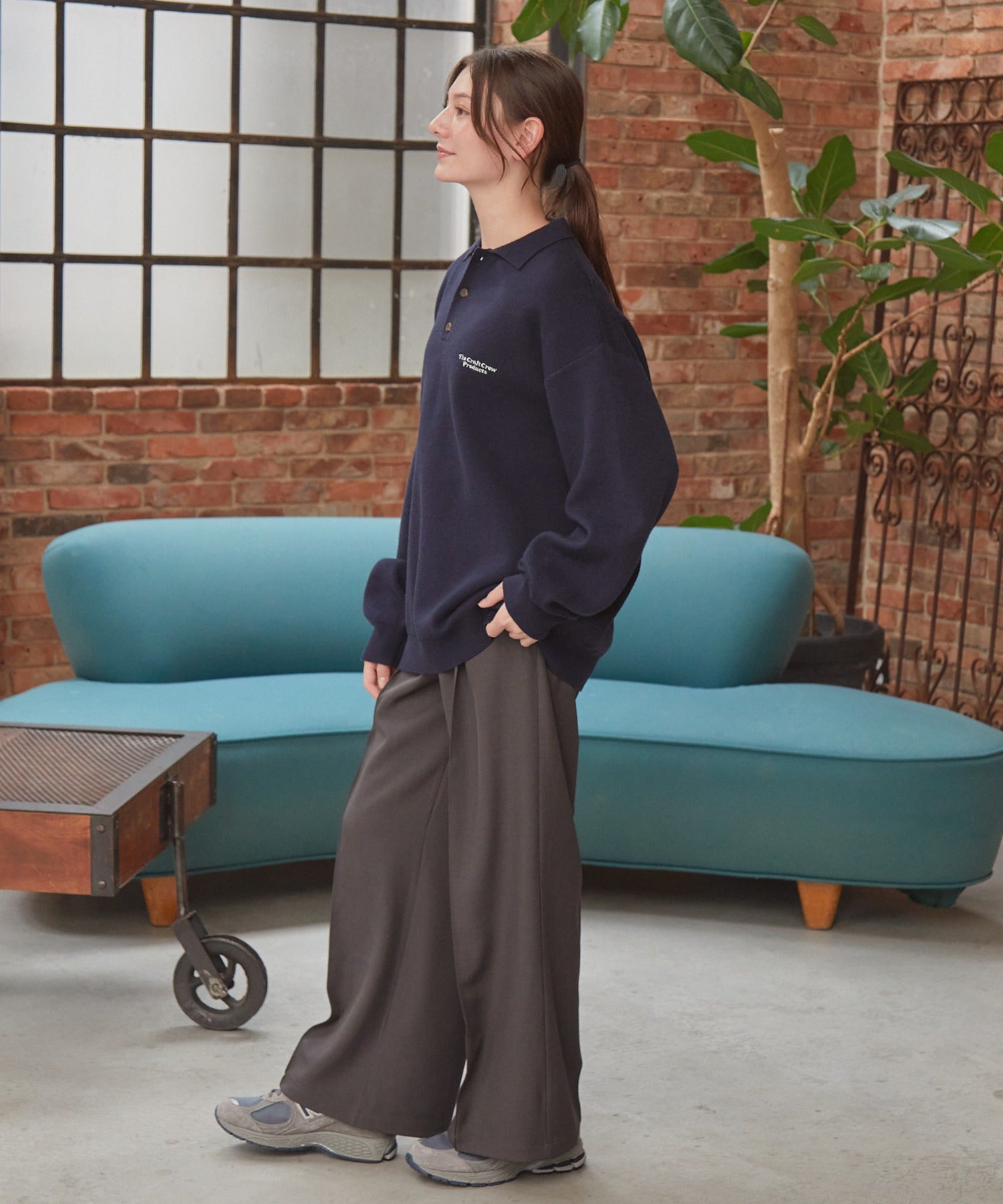 THE CRAFT CREW PRODUCTS / 抗起毛球 針織 Polo 衫