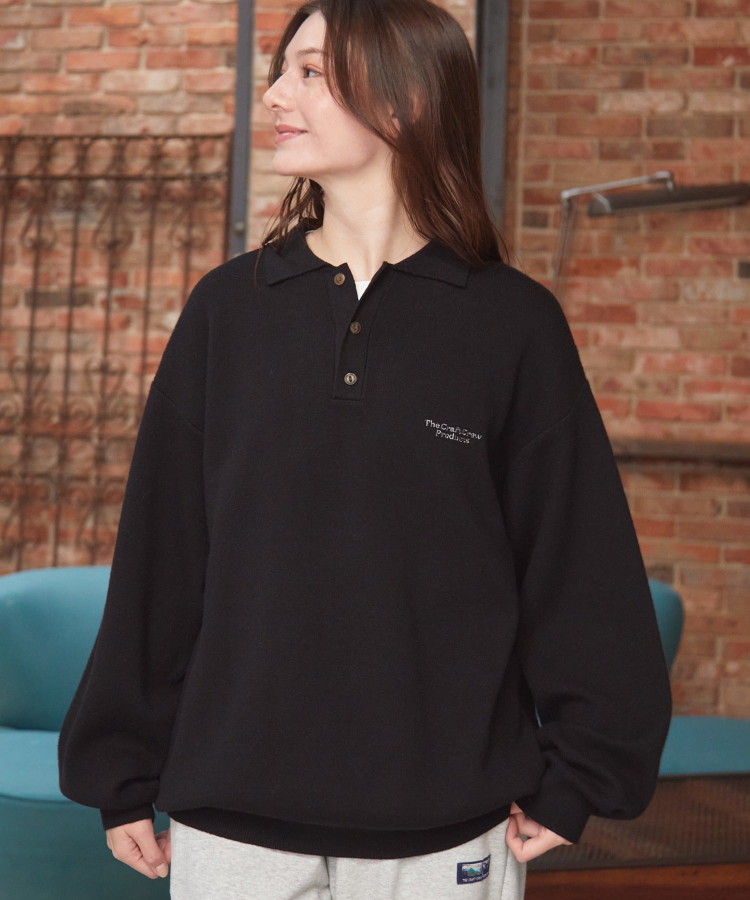 THE CRAFT CREW PRODUCTS / 抗起毛球 針織 Polo 衫