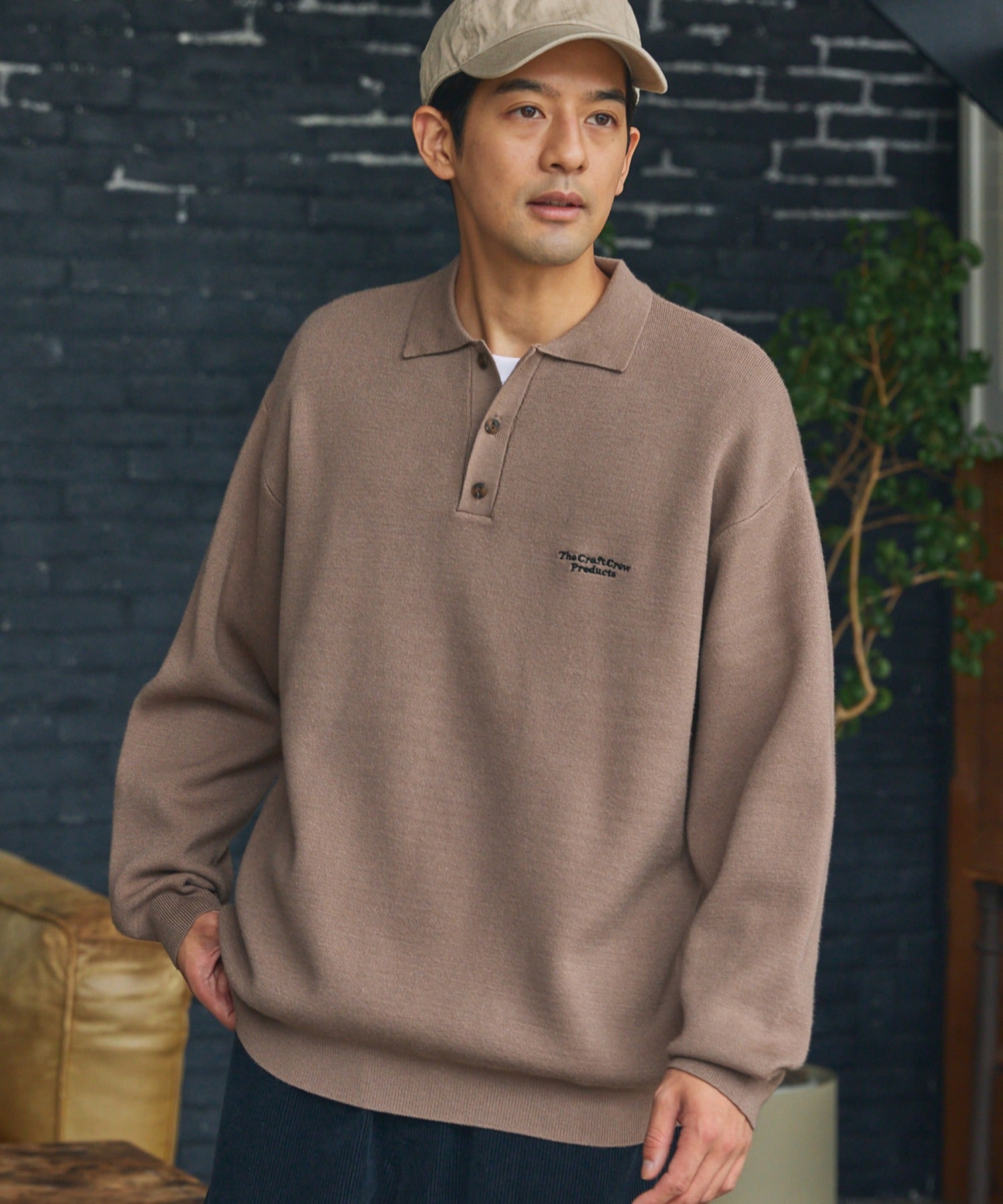 THE CRAFT CREW PRODUCTS / 抗起毛球 針織 Polo 衫