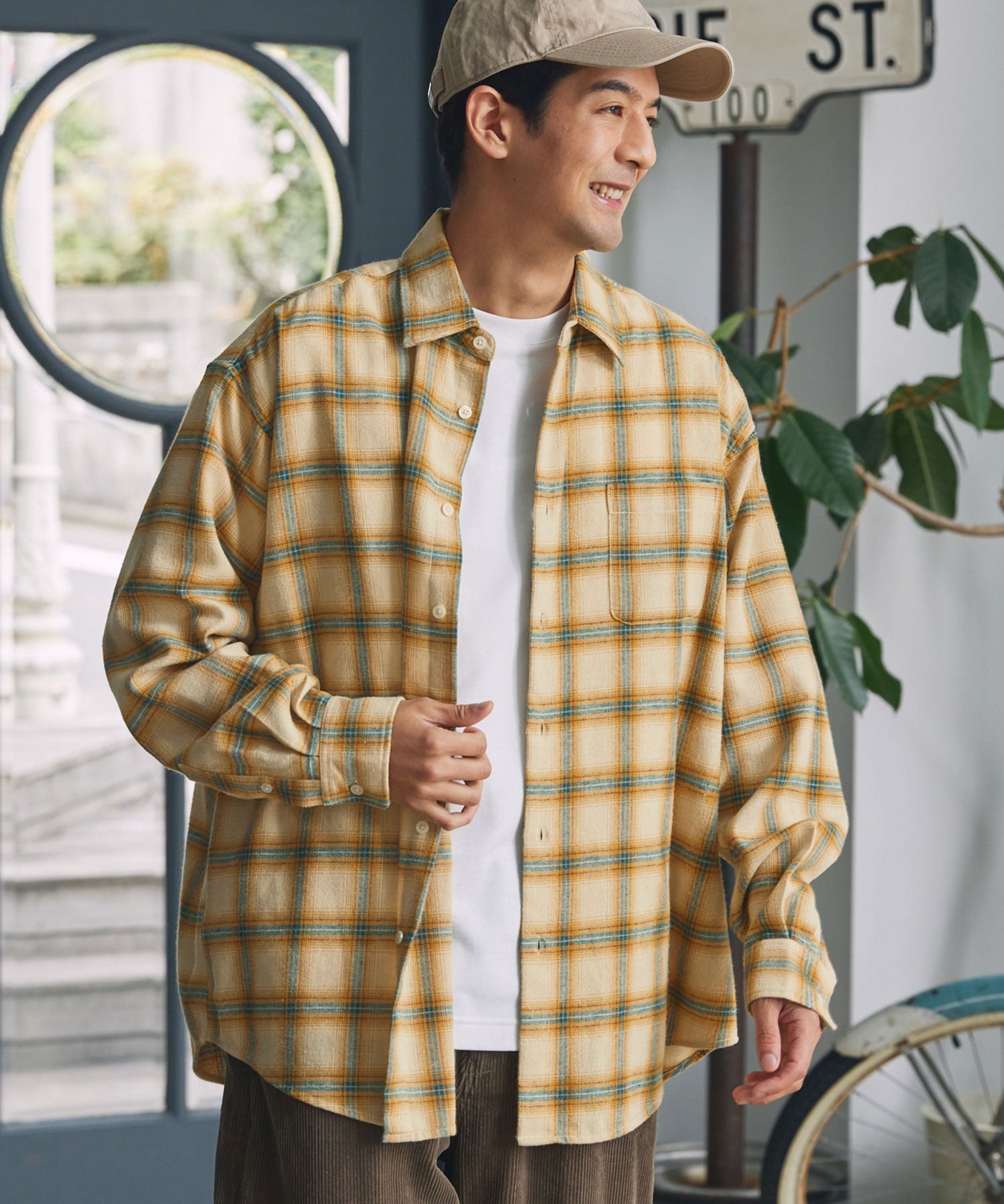 THE CRAFT CREW PRODUCTS / 保暖刷毛格紋長袖襯衫