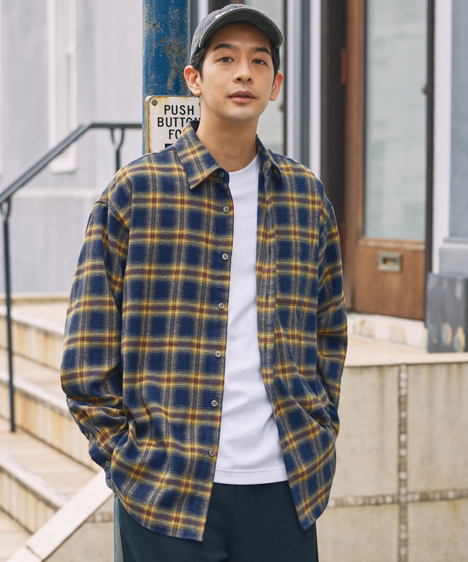 THE CRAFT CREW PRODUCTS / 保暖刷毛格紋長袖襯衫