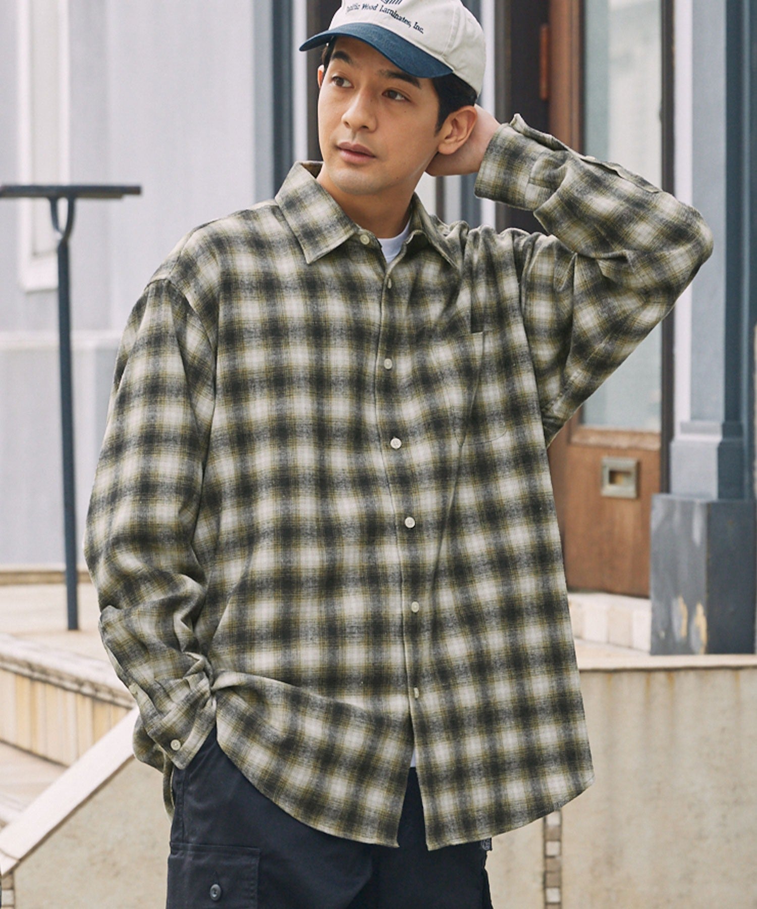 THE CRAFT CREW PRODUCTS / 保暖刷毛格紋長袖襯衫