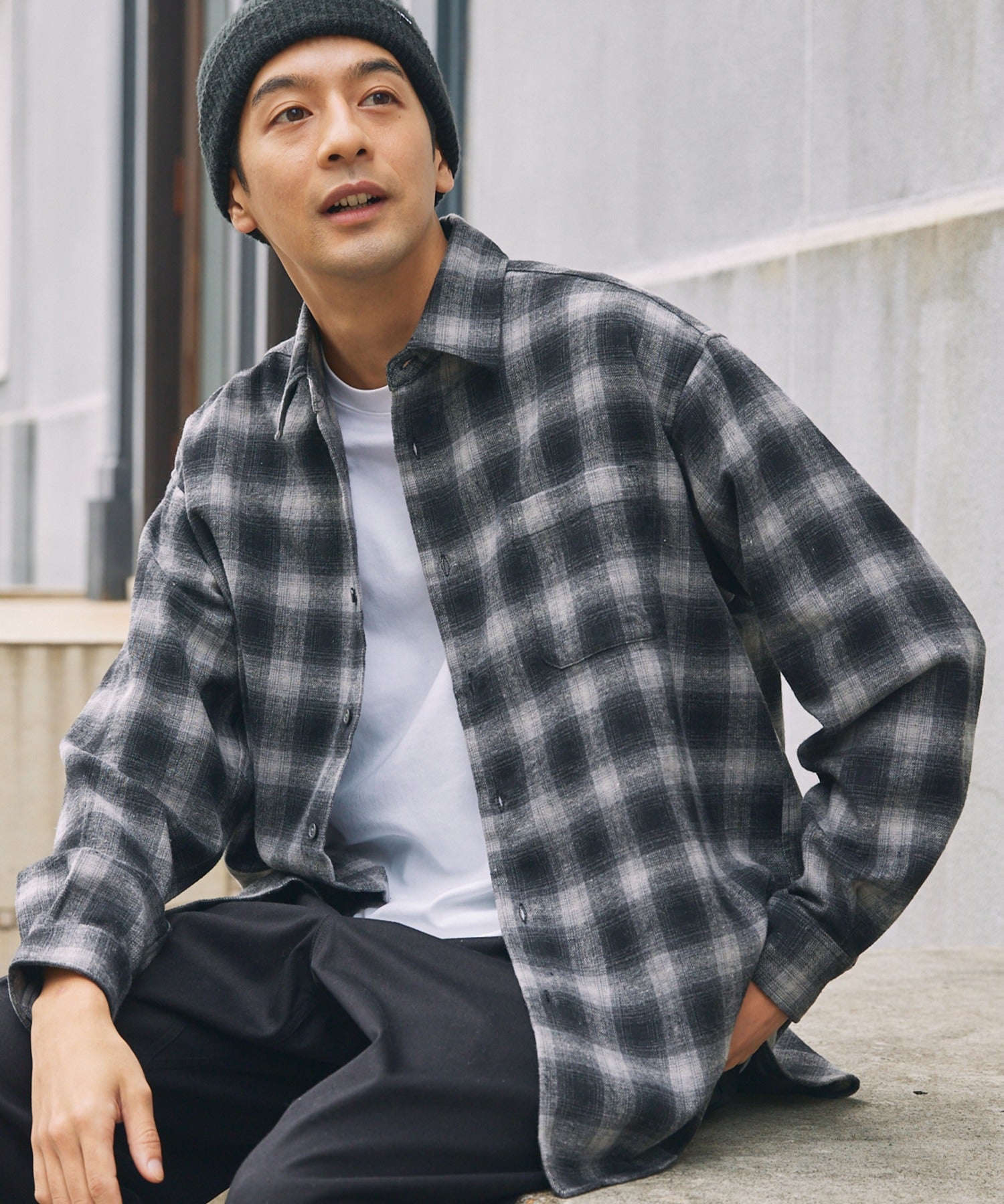 THE CRAFT CREW PRODUCTS / 保暖刷毛格紋長袖襯衫