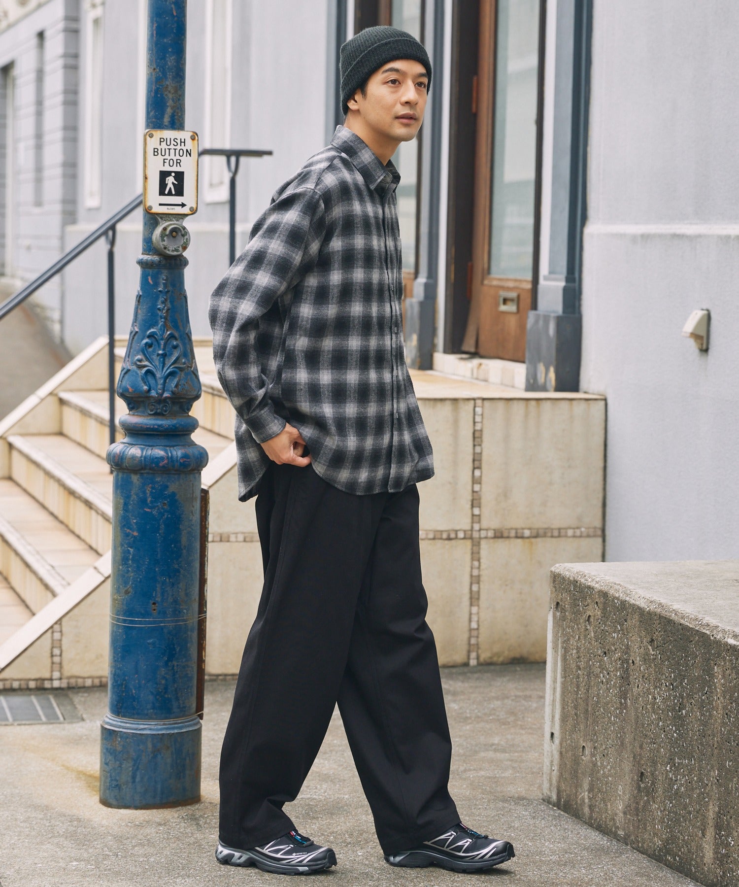 THE CRAFT CREW PRODUCTS / 保暖刷毛格紋長袖襯衫