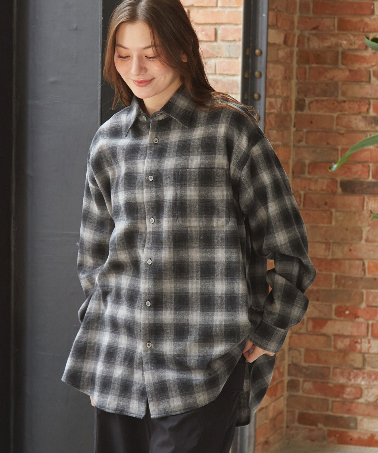 THE CRAFT CREW PRODUCTS / 保暖刷毛格紋長袖襯衫